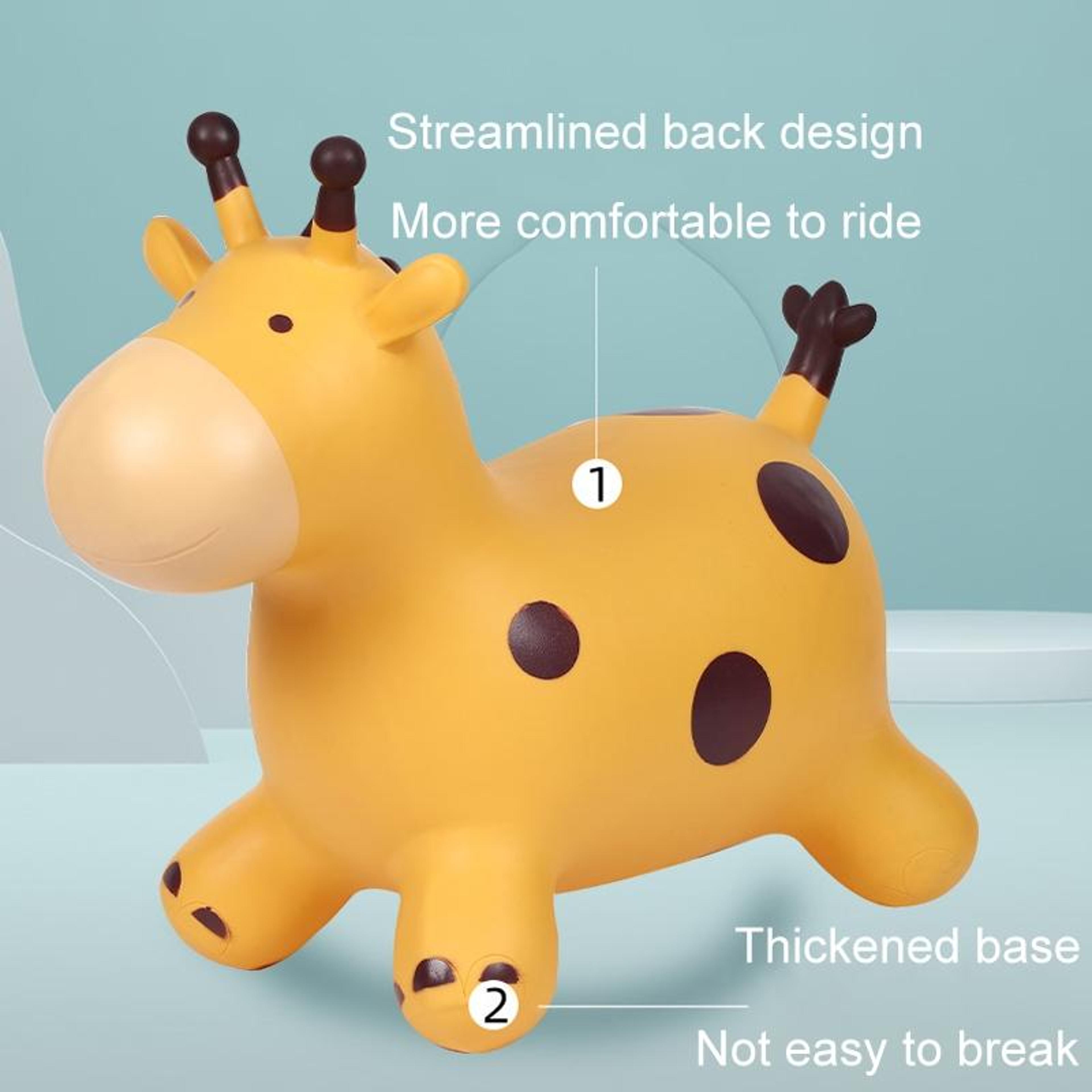 Kids Inflatable Hopping Horse Ride On Animal Toy For Toddlers  Outdoor Play 3