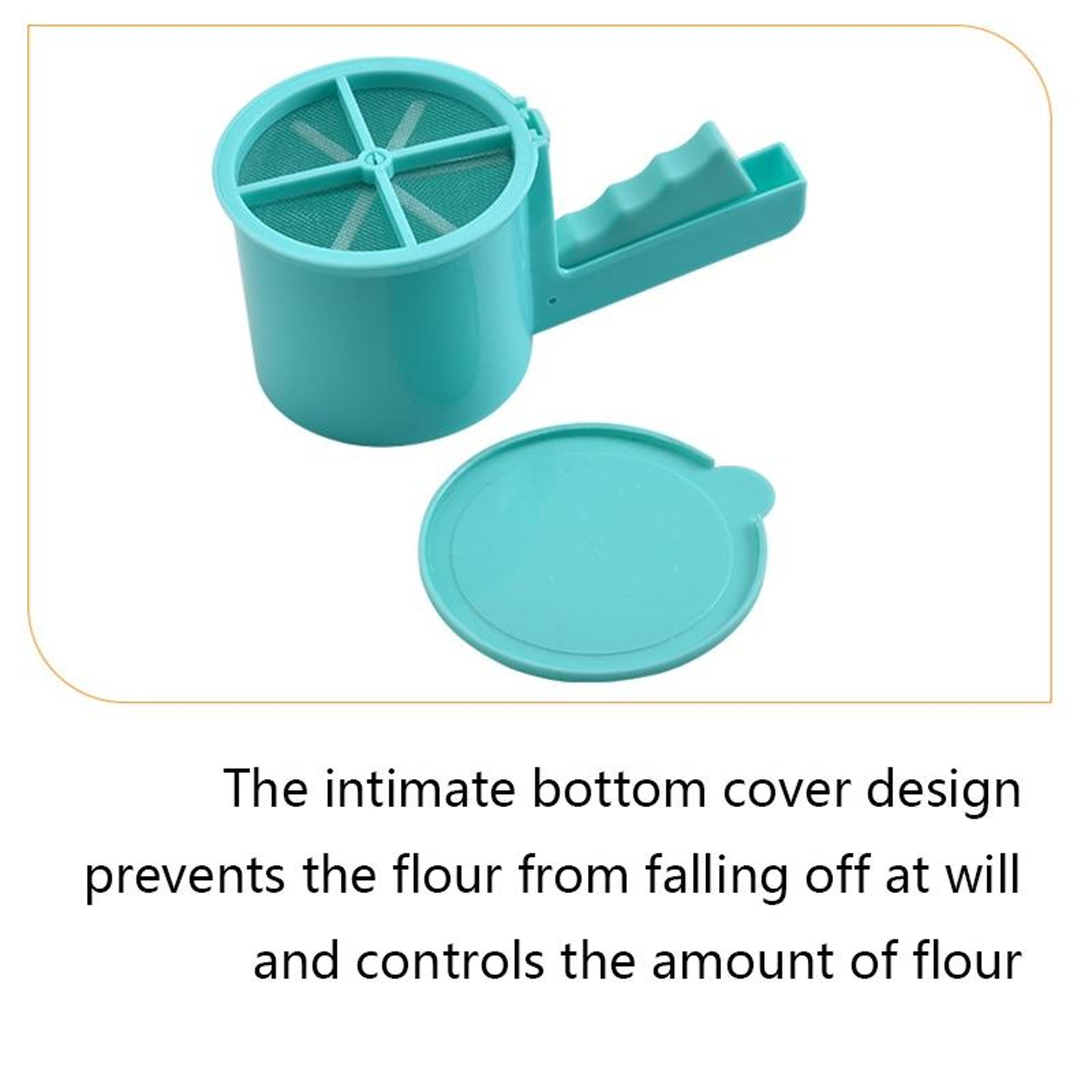 Semi Automatic Flour Sifter Handheld Baking Sifter For Cakes Cookies And Pastries 1