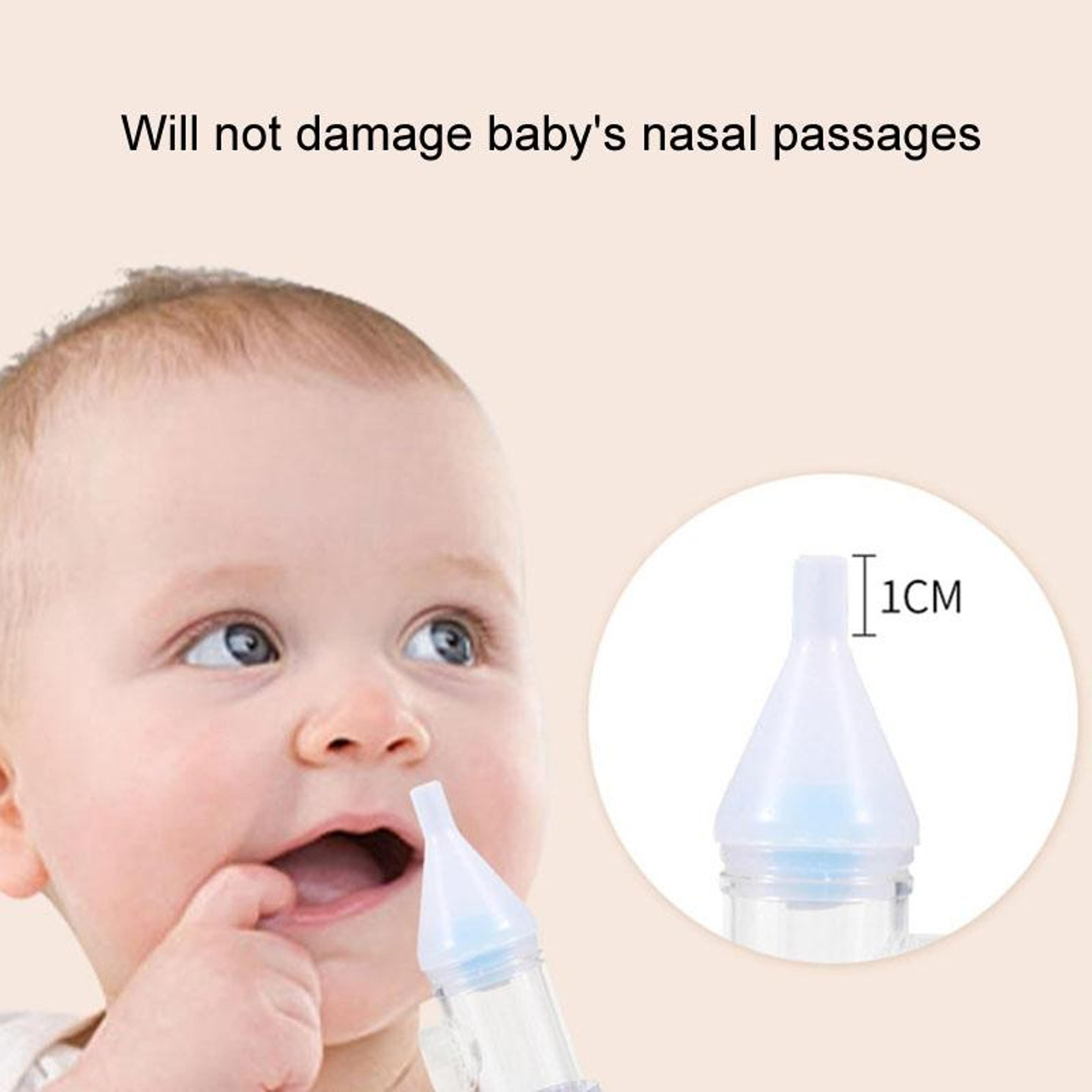 Baby Nasal Aspirator Soft Silicone Baby Nose Cleaner Anti Reflux Infant Nose Suction Tool 3