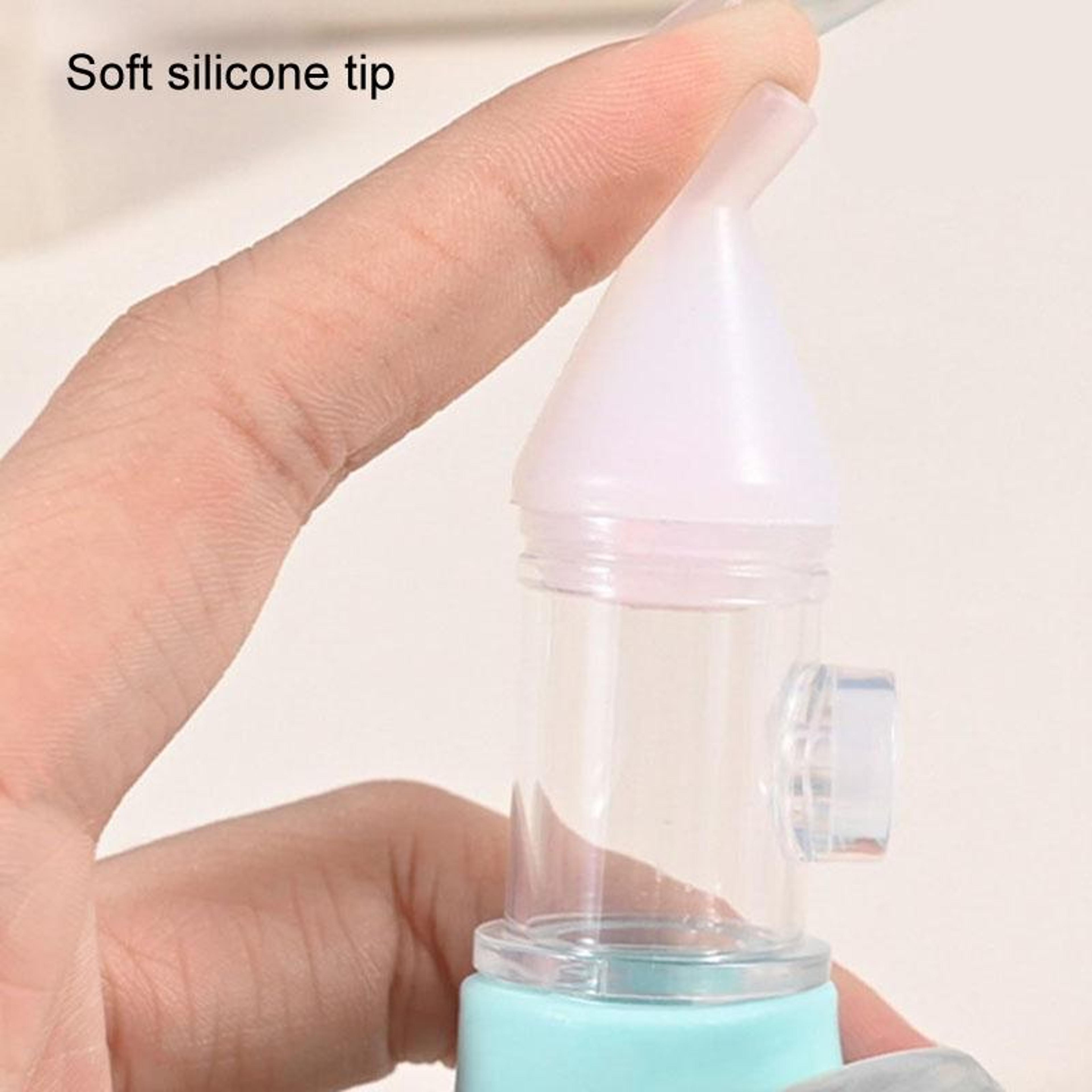 Baby Nasal Aspirator Soft Silicone Baby Nose Cleaner Anti Reflux Infant Nose Suction Tool 4