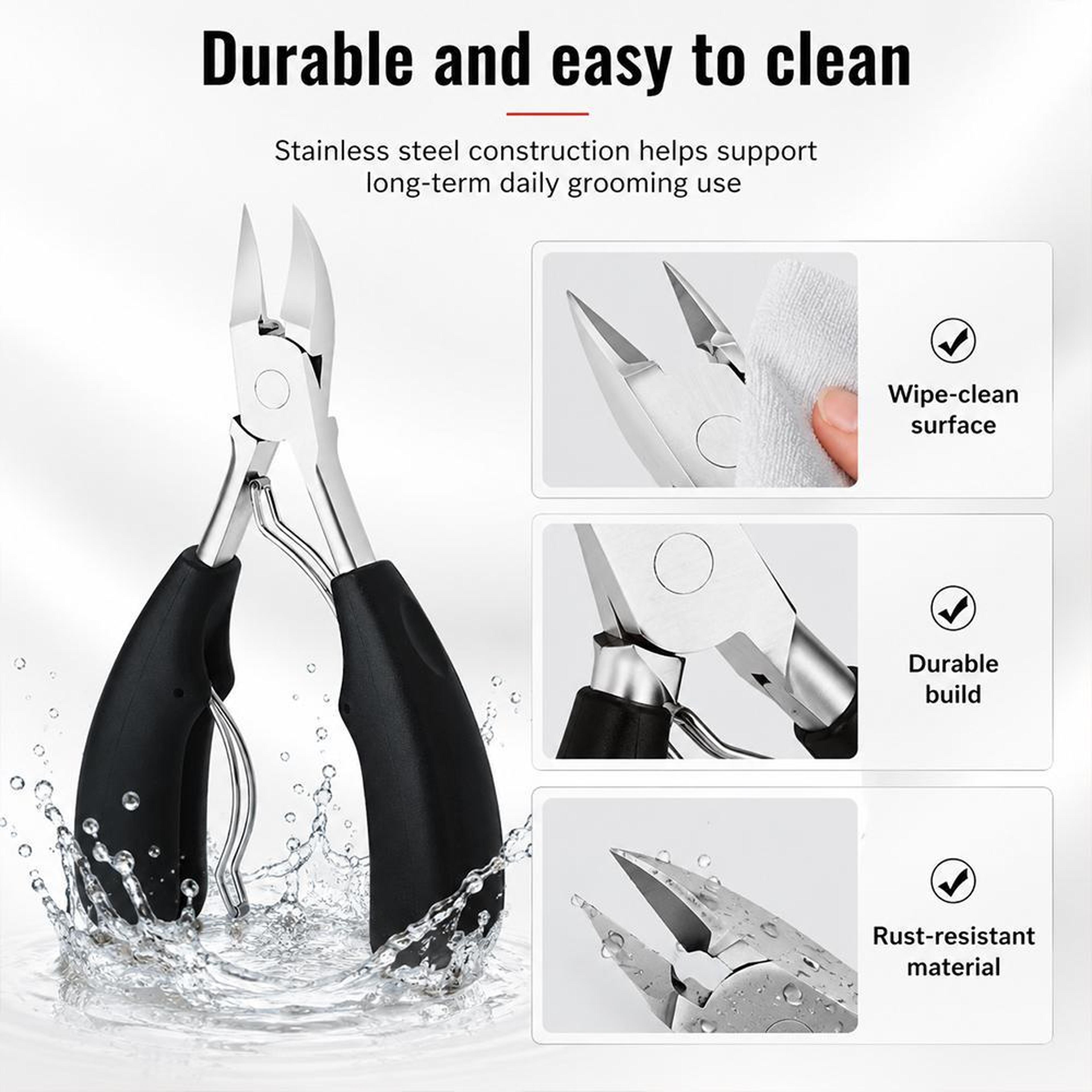 Professional Ingrown Toenail Clipper Stainless Steel Paronychia Nail Nipper For Thick And Curved Na 2