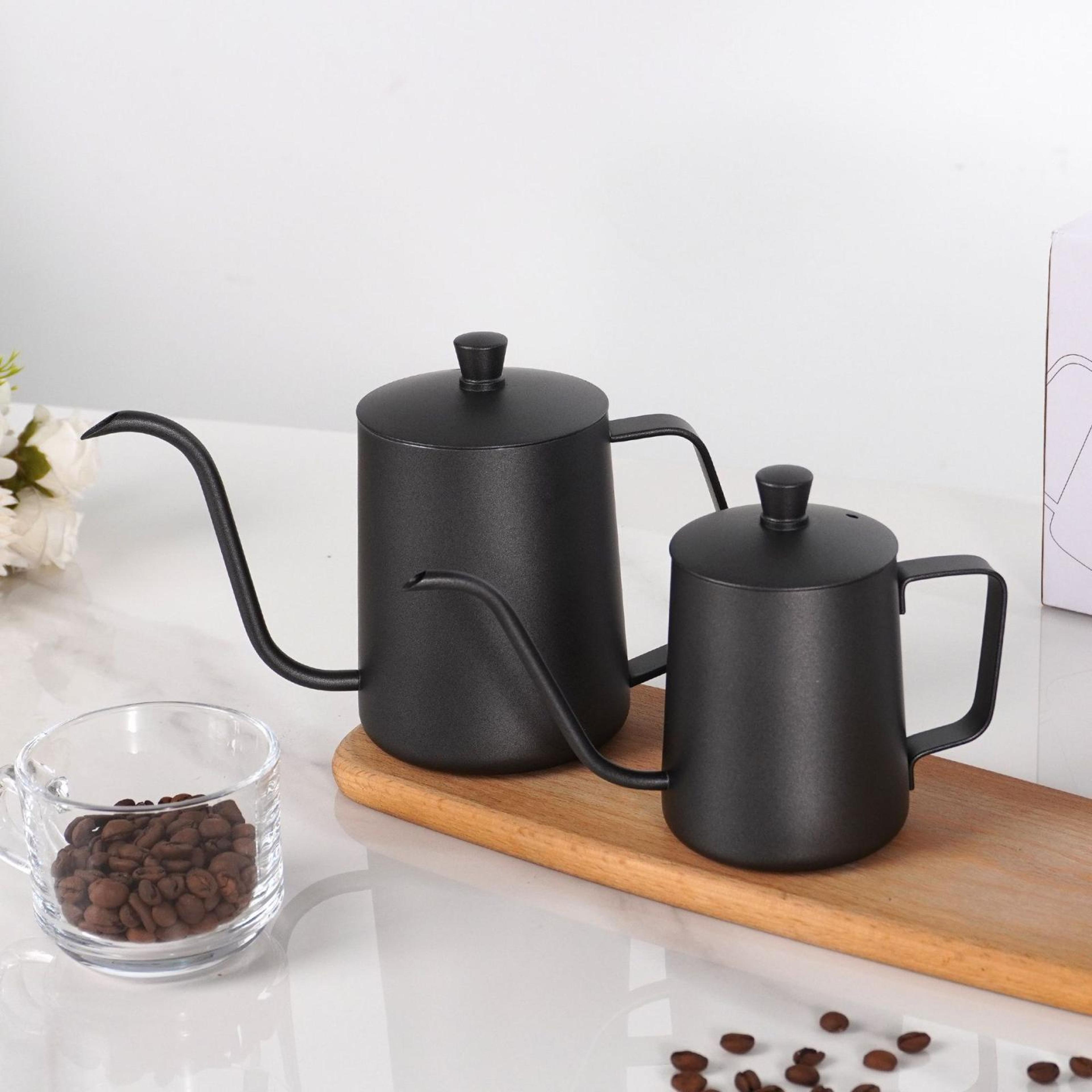 Stainless Steel Pour Over Coffee Pot With Swan Neck Spout For Precise Brewing 10