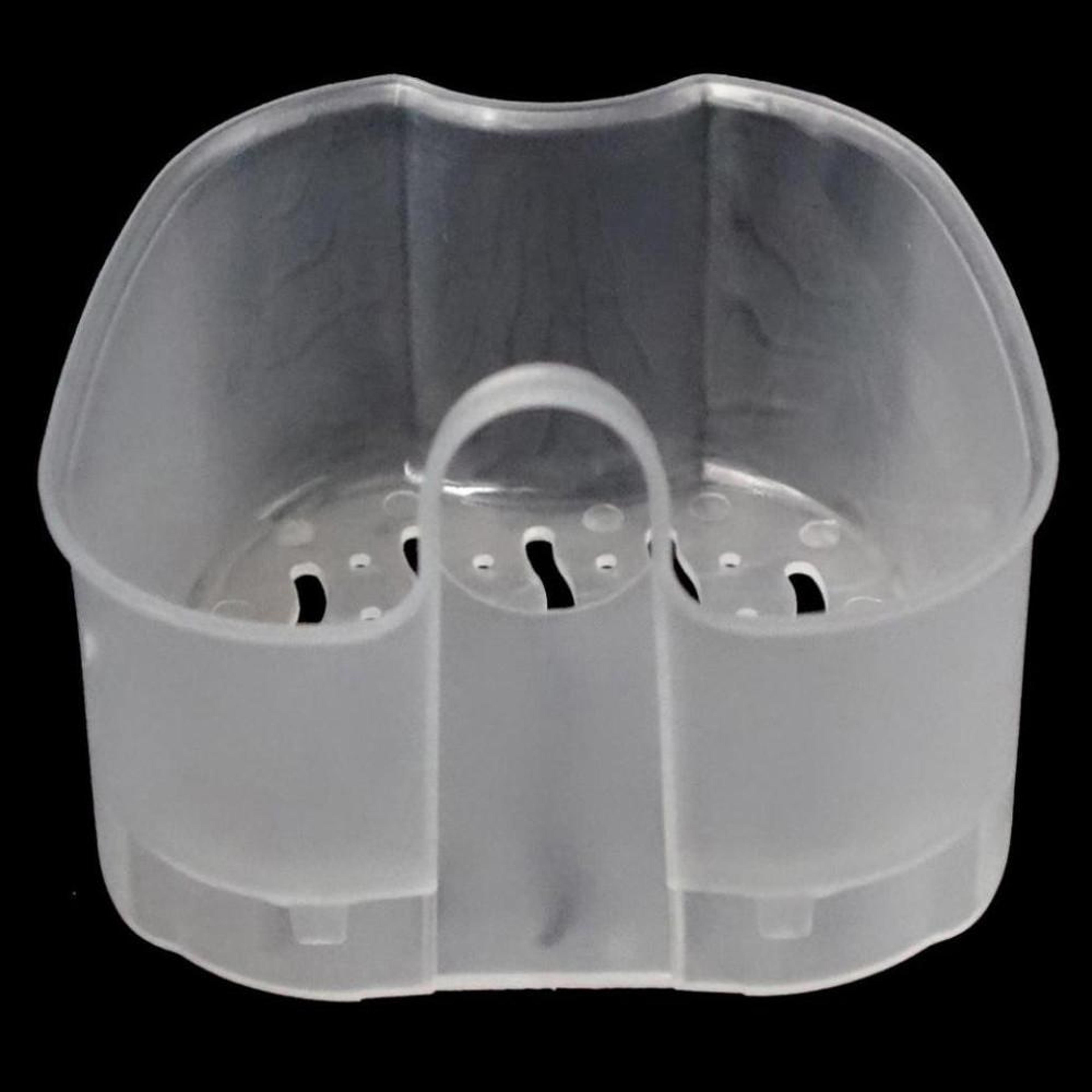 Portable Denture Case With Drain Basket Hygienic False Teeth Storage Box For Travel And Daily Care 3