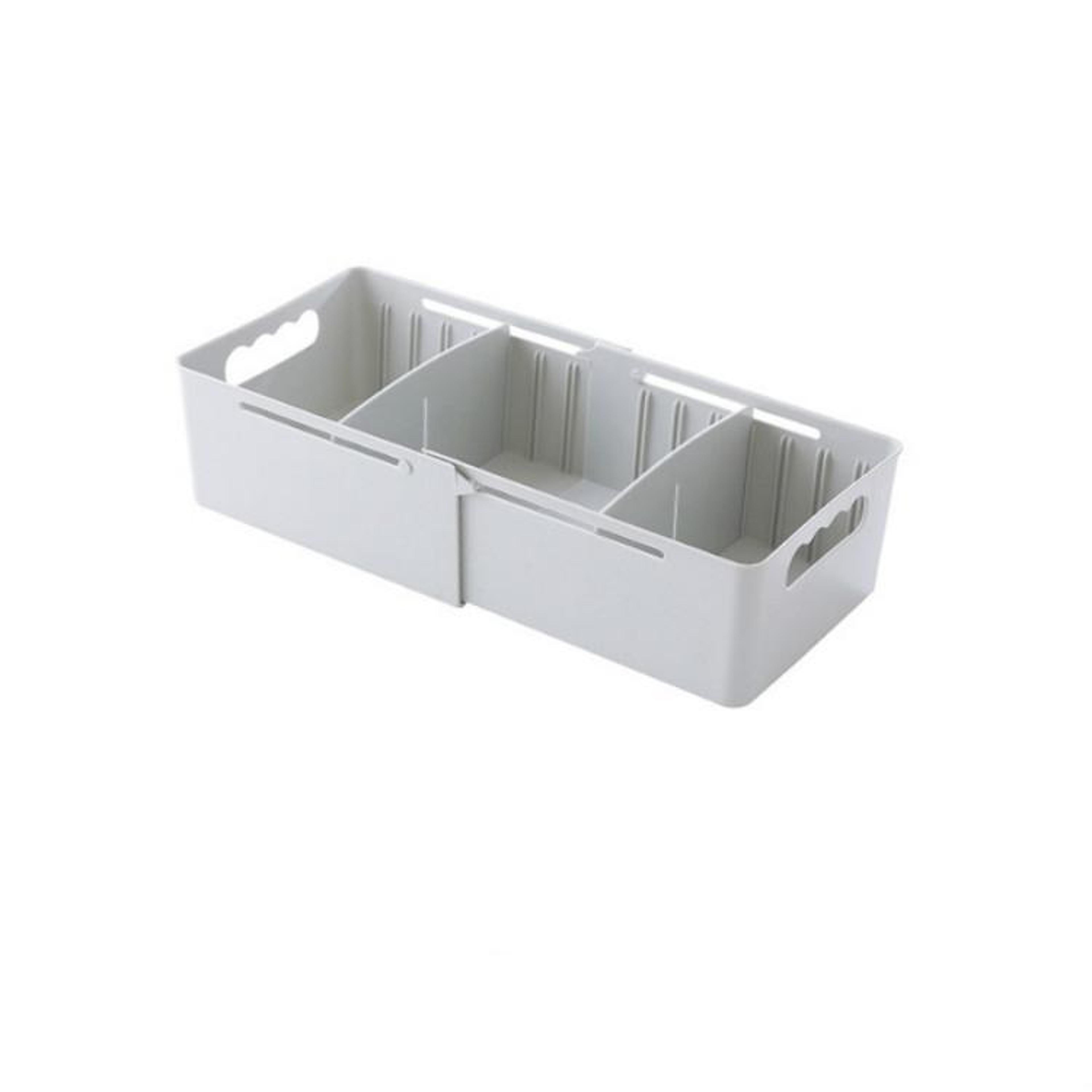 Adjustable Socks Storage Box Compartment Drawer Organizer For Closet And Wardrobe 10