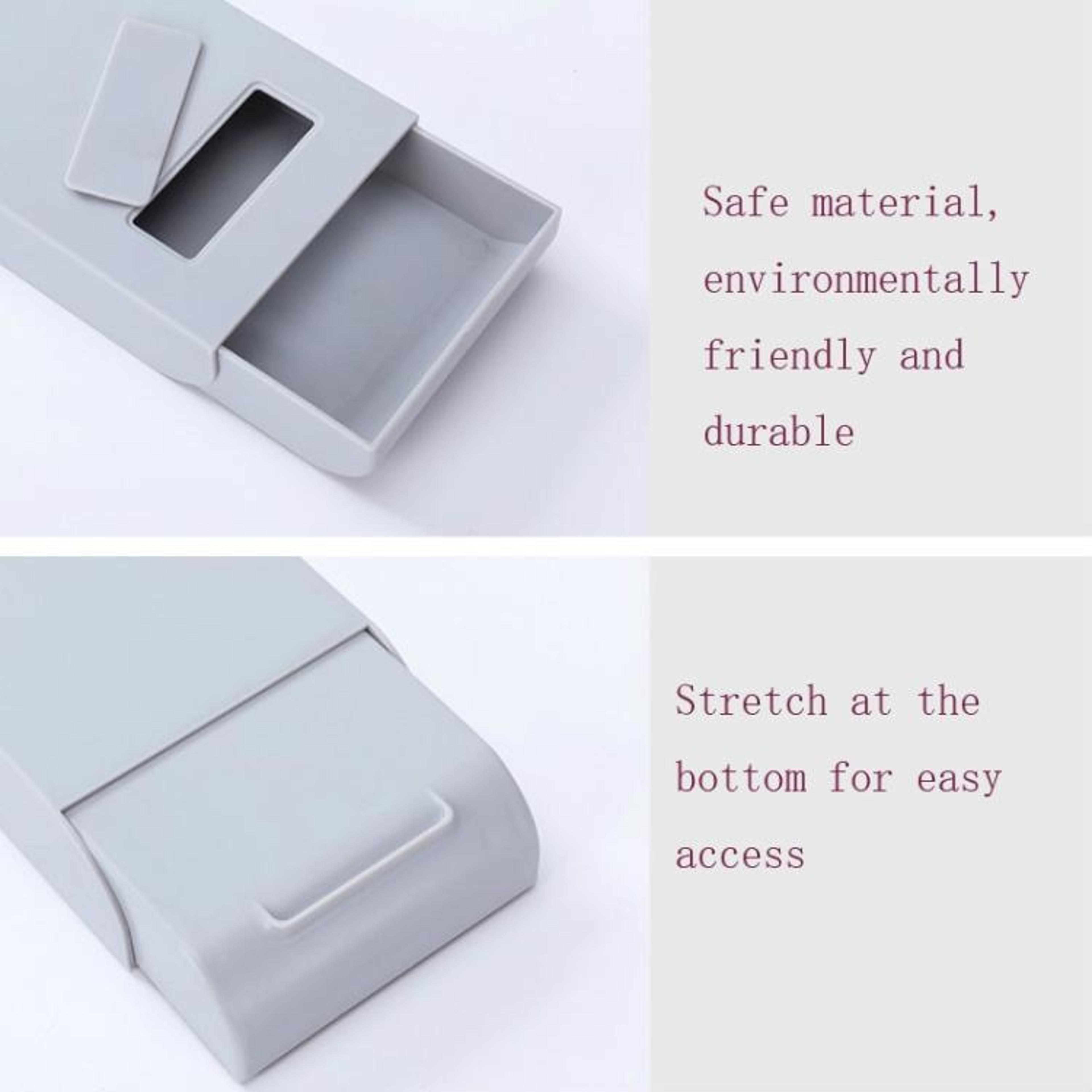 Hidden Under Desk Drawer Organizer Self Adhesive Desk Storage Drawer For Home Office Study 2