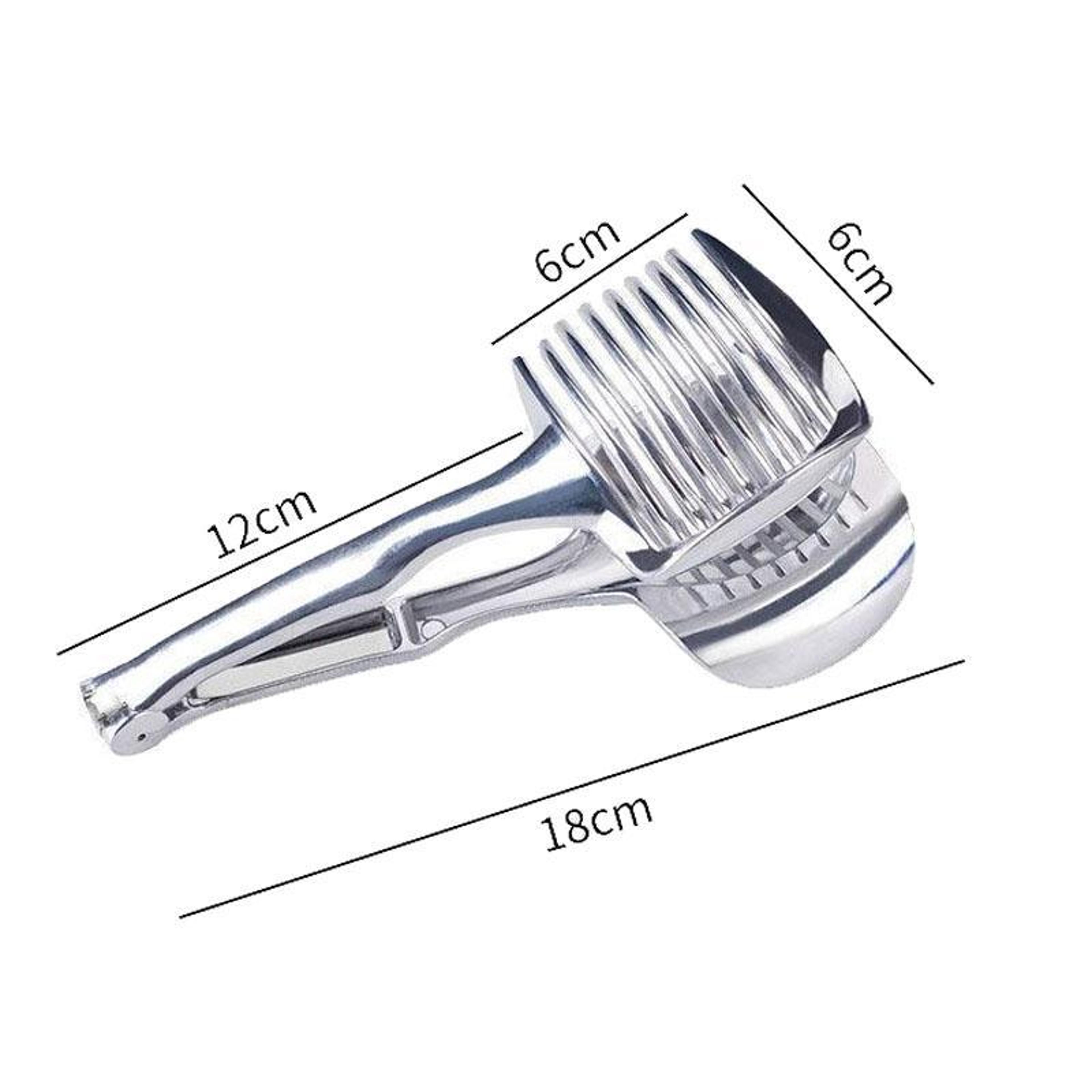 Aluminum Alloy Lemon Slicer Handheld Fruit Cutting Tool And Multipurpose Tomato Slicer Holder 1