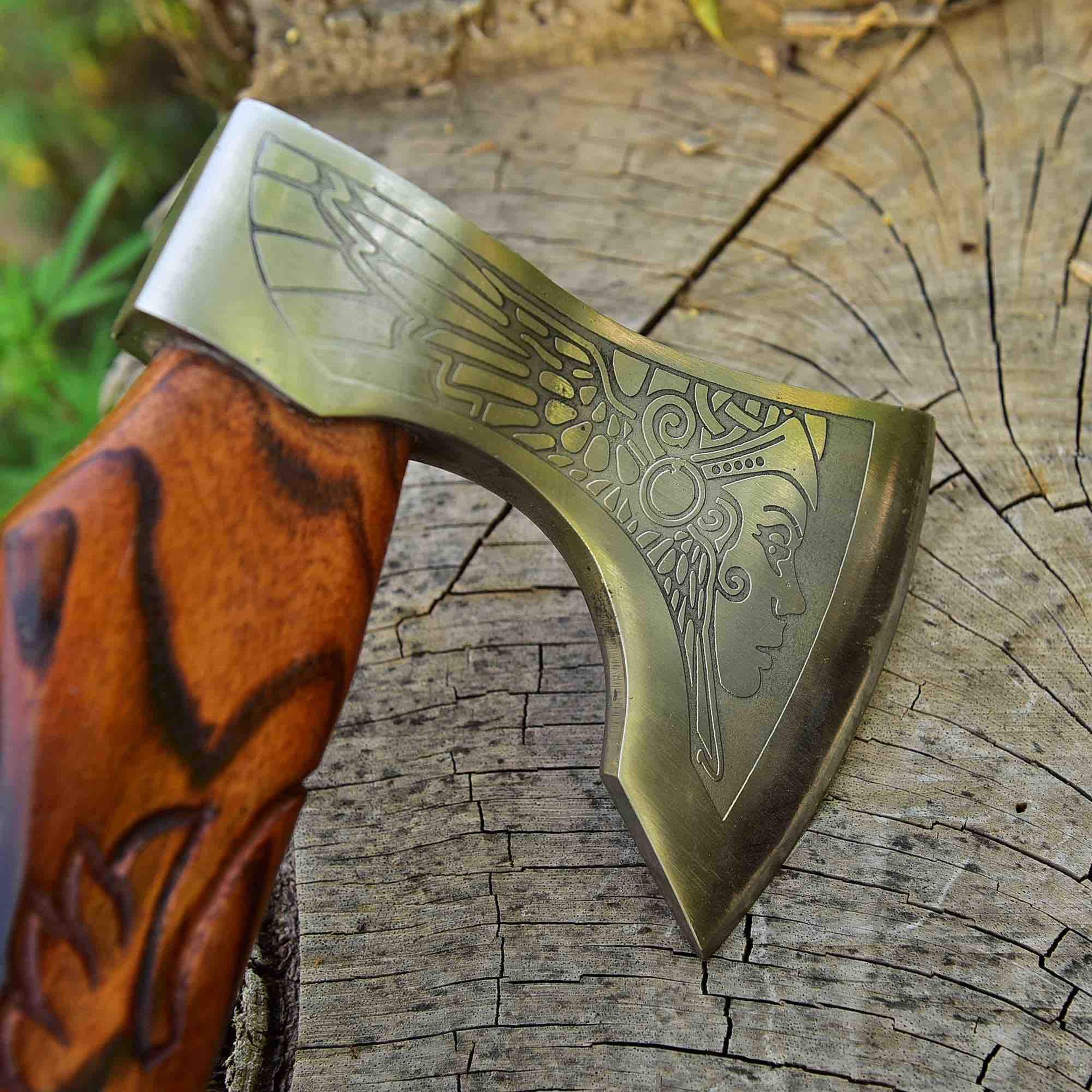 RAGNAR VIKING AXE Forged Camping Axe