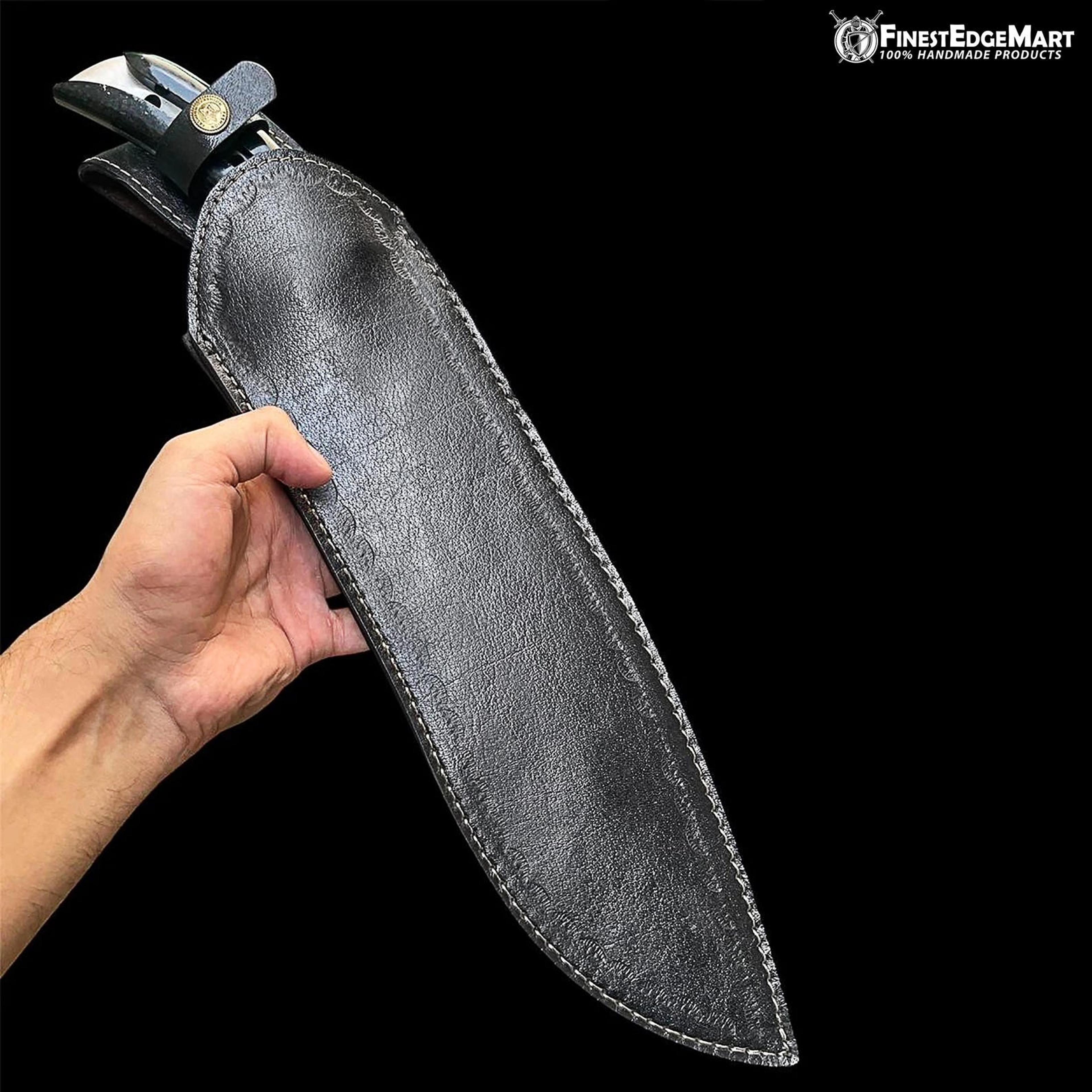 Handcrafted D2 Steel Full Tang Hunting Knife With Micarta Handle For Camping And Collecting 5