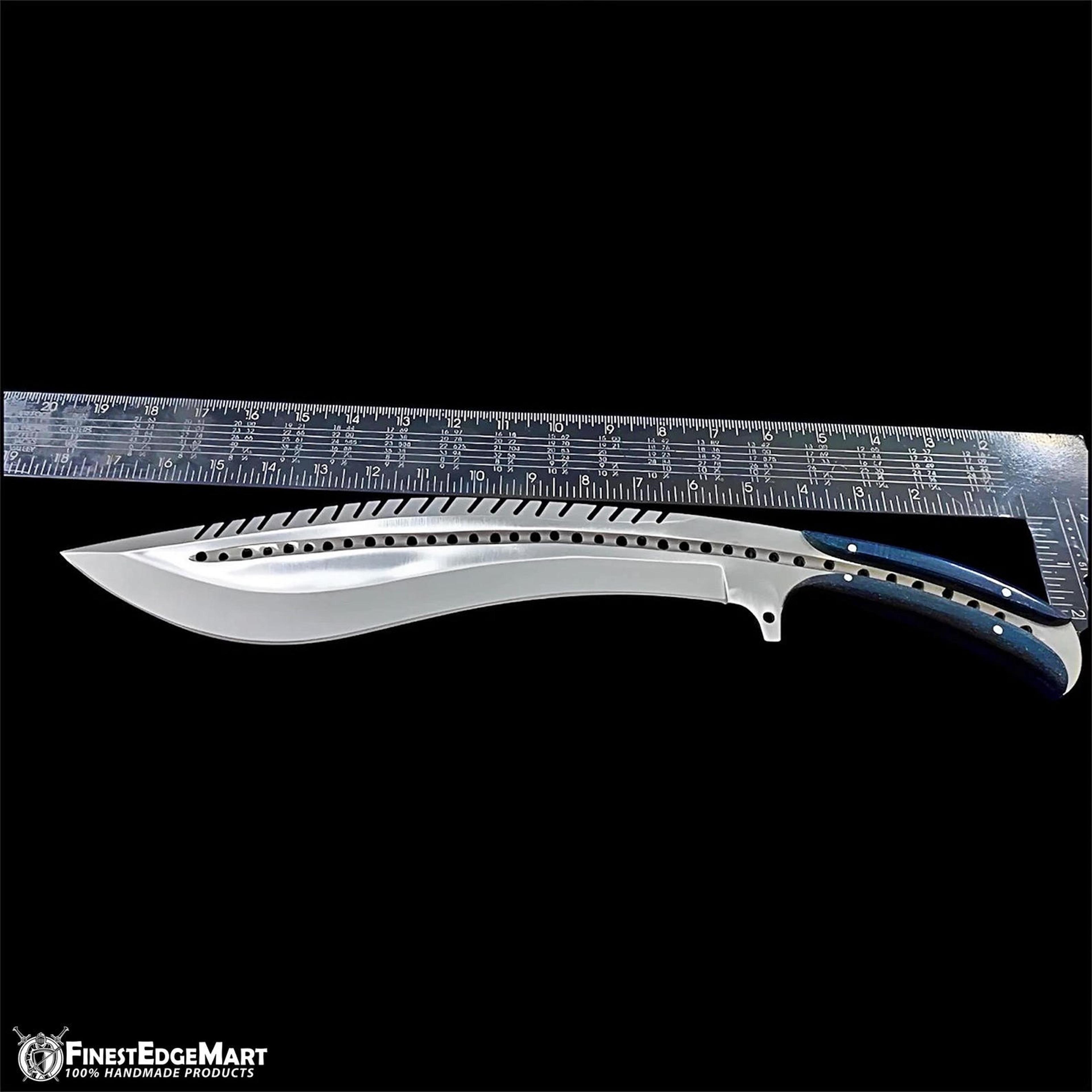 Handcrafted D2 Steel Full Tang Hunting Knife With Micarta Handle For Camping And Collecting 7