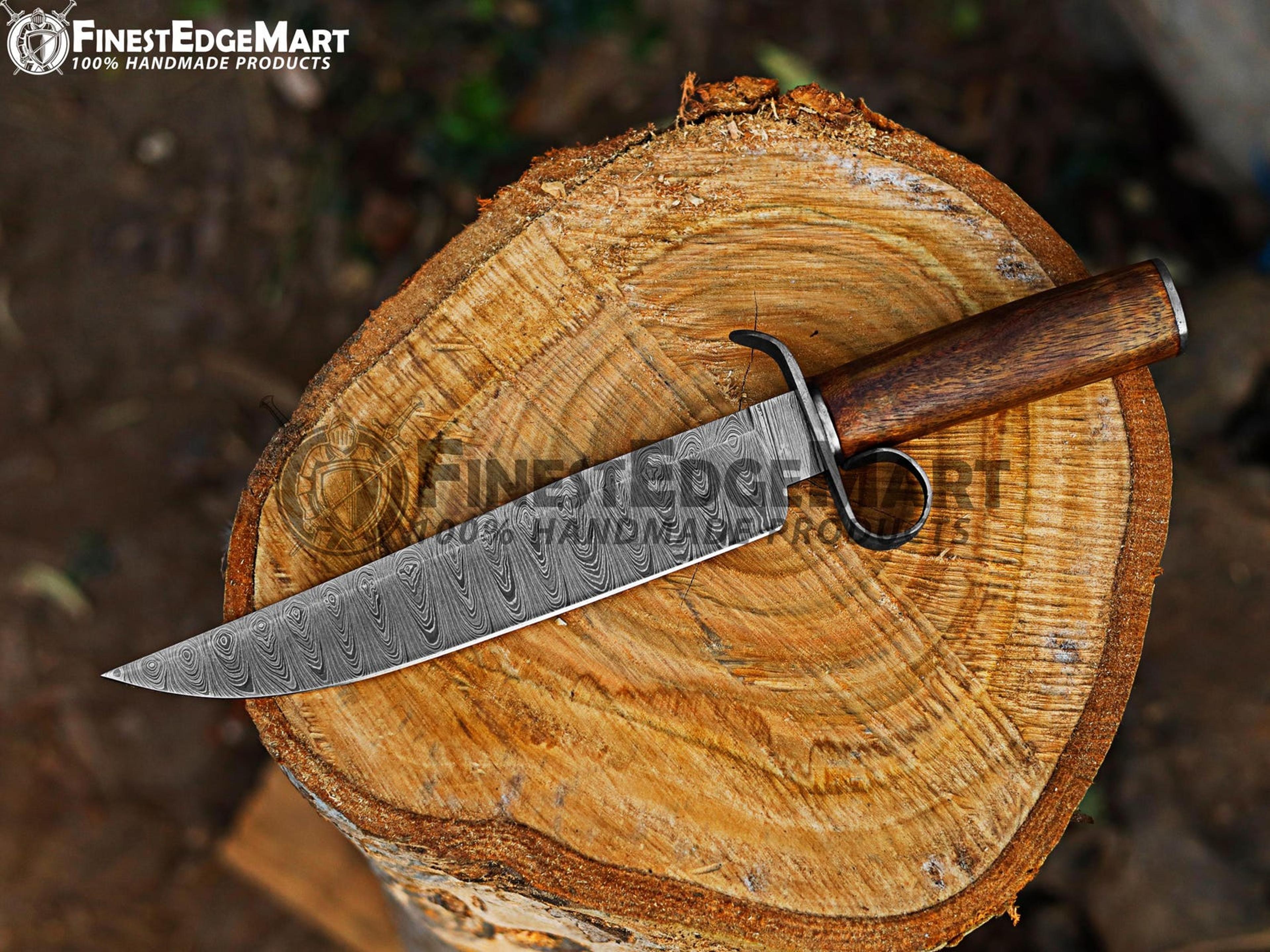 Handcrafted Bowie Knife For Outdoor Enthusiasts  HighQuality Steel And Micarta Handle 6
