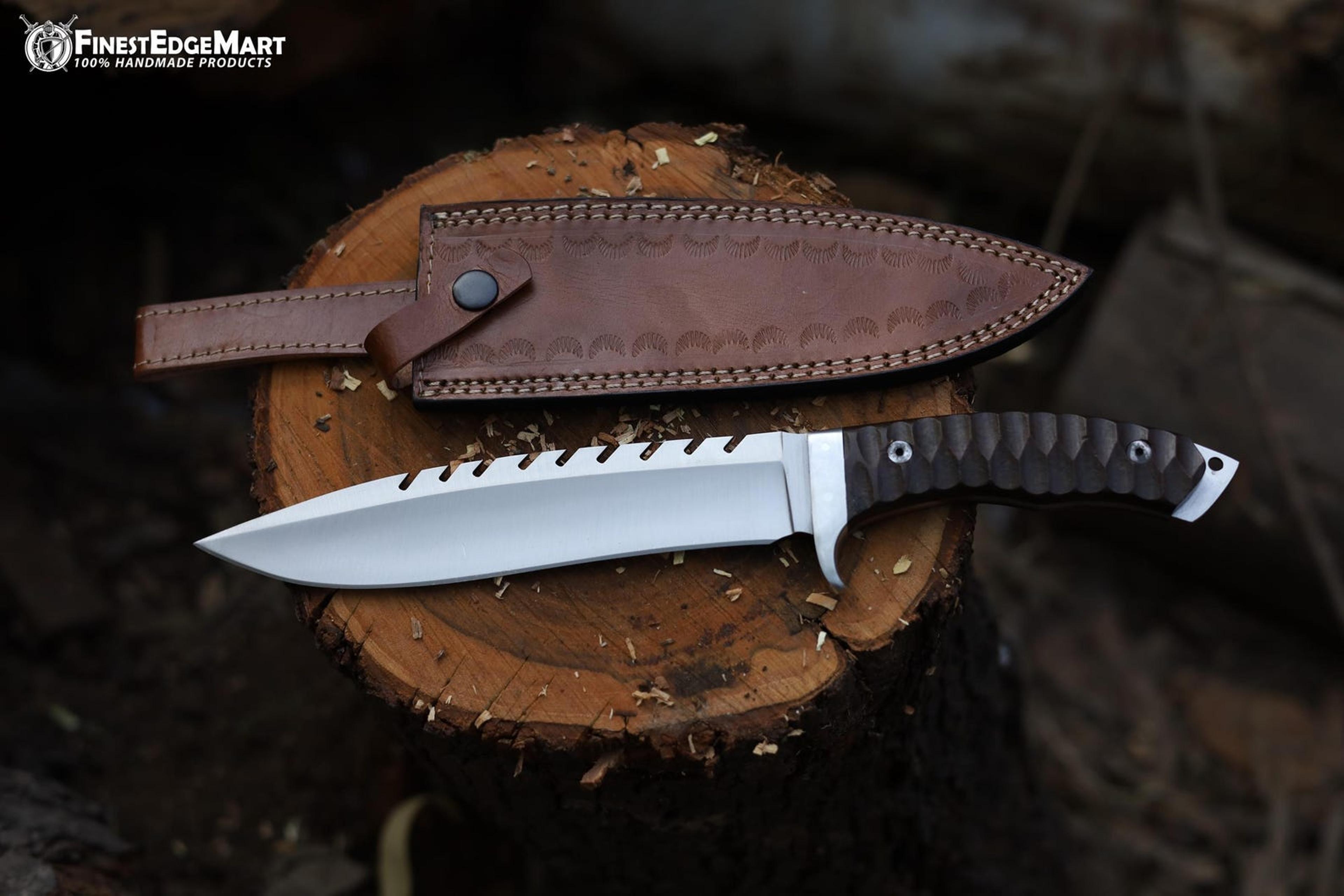 Handmade Carbon Steel Tanto Knife With Micarta Handle Leather Sheath And Sharpening Kit  Perfect Gi