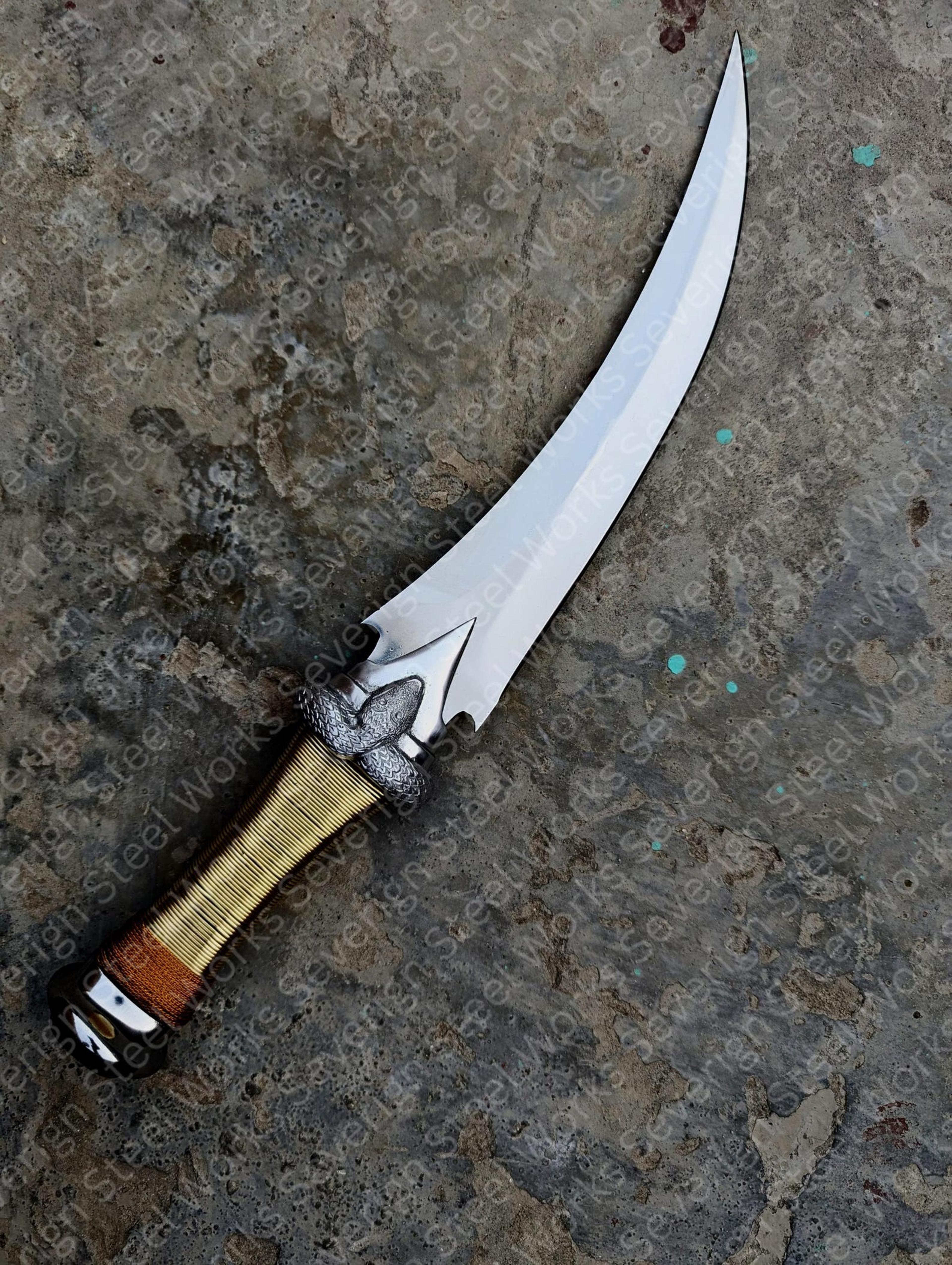 175 Padan Fain Fantasy Replica Wheel Of Time Inspired Leather Scabbard Collectible Sword For C 7