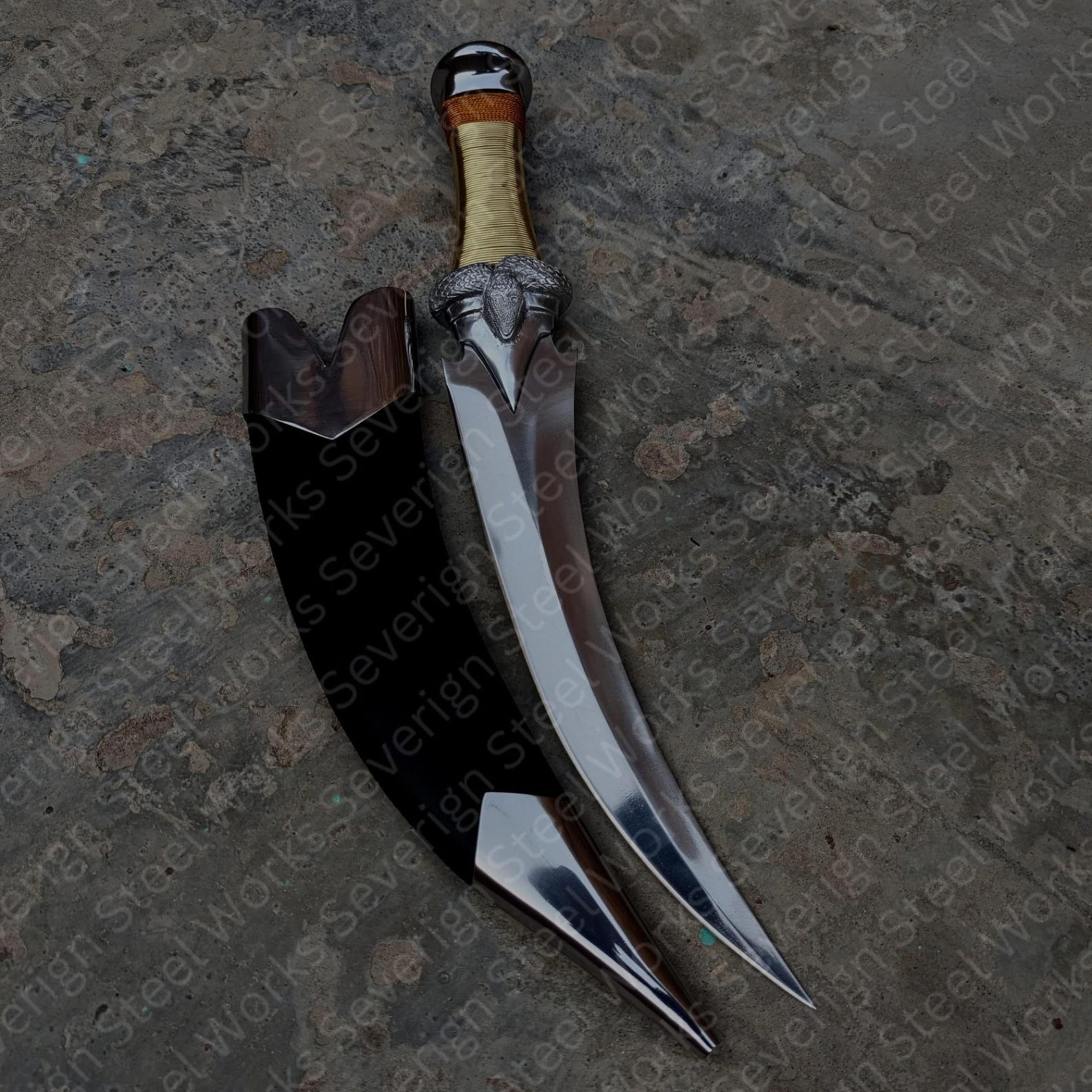 175 Padan Fain Fantasy Replica Wheel Of Time Inspired Leather Scabbard Collectible Sword For C 5jpg