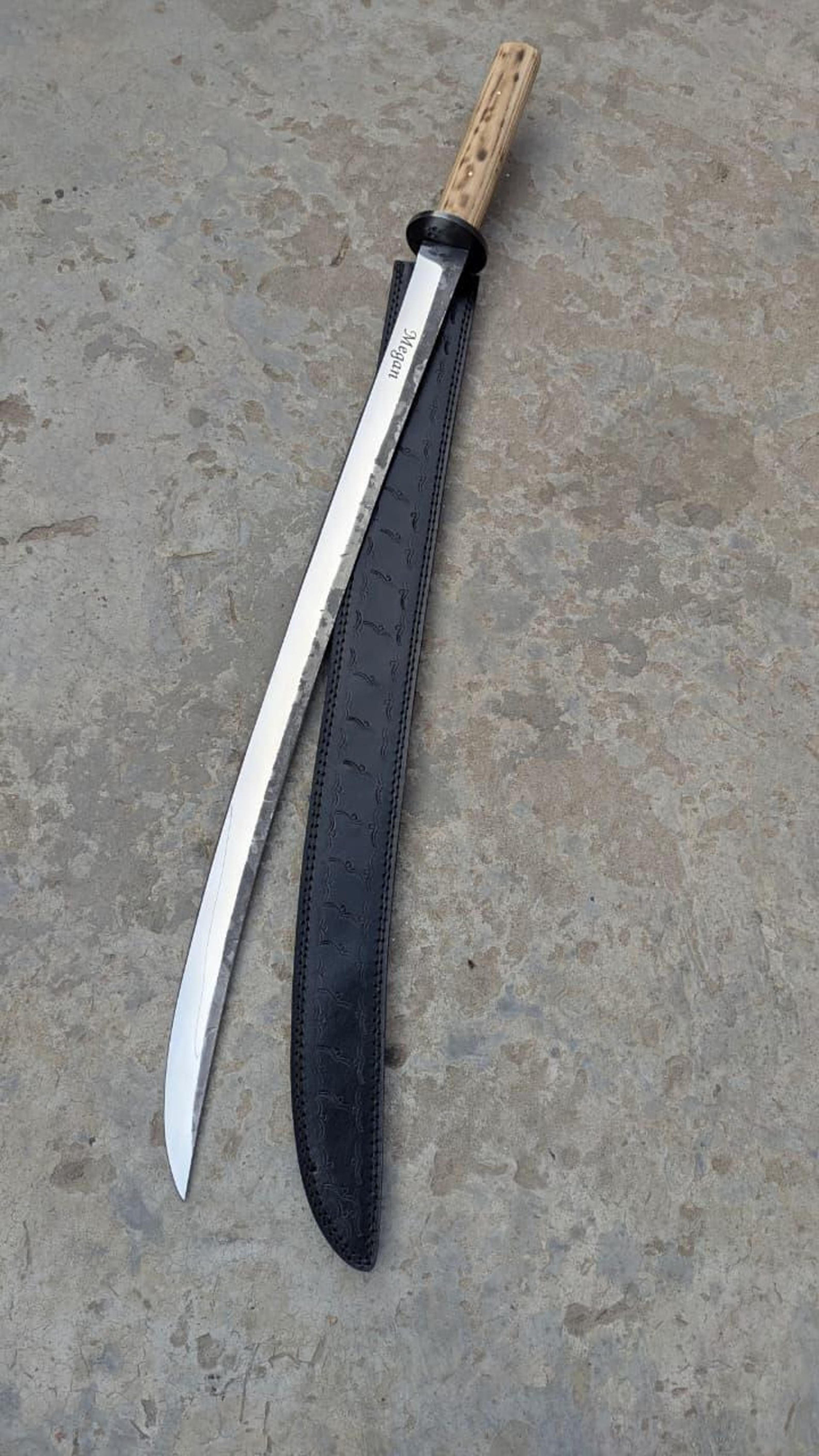 Ronin Katana Sword 16th Century Inspired TwoHanded Saber With 1075 High Carbon Steel Blade Fu 9