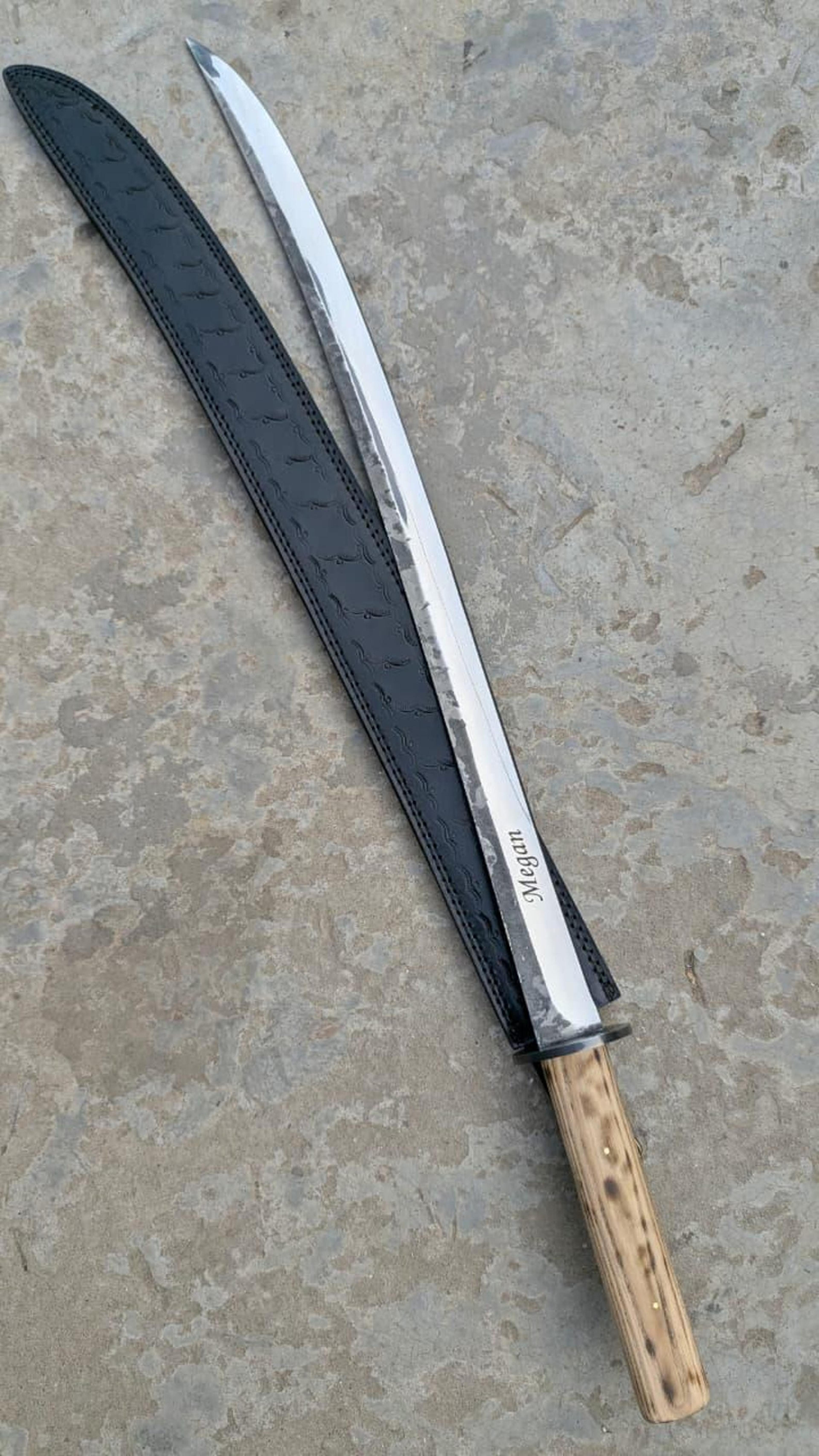 Ronin Katana Sword 16th Century Inspired TwoHanded Saber With 1075 High Carbon Steel Blade Fu 8
