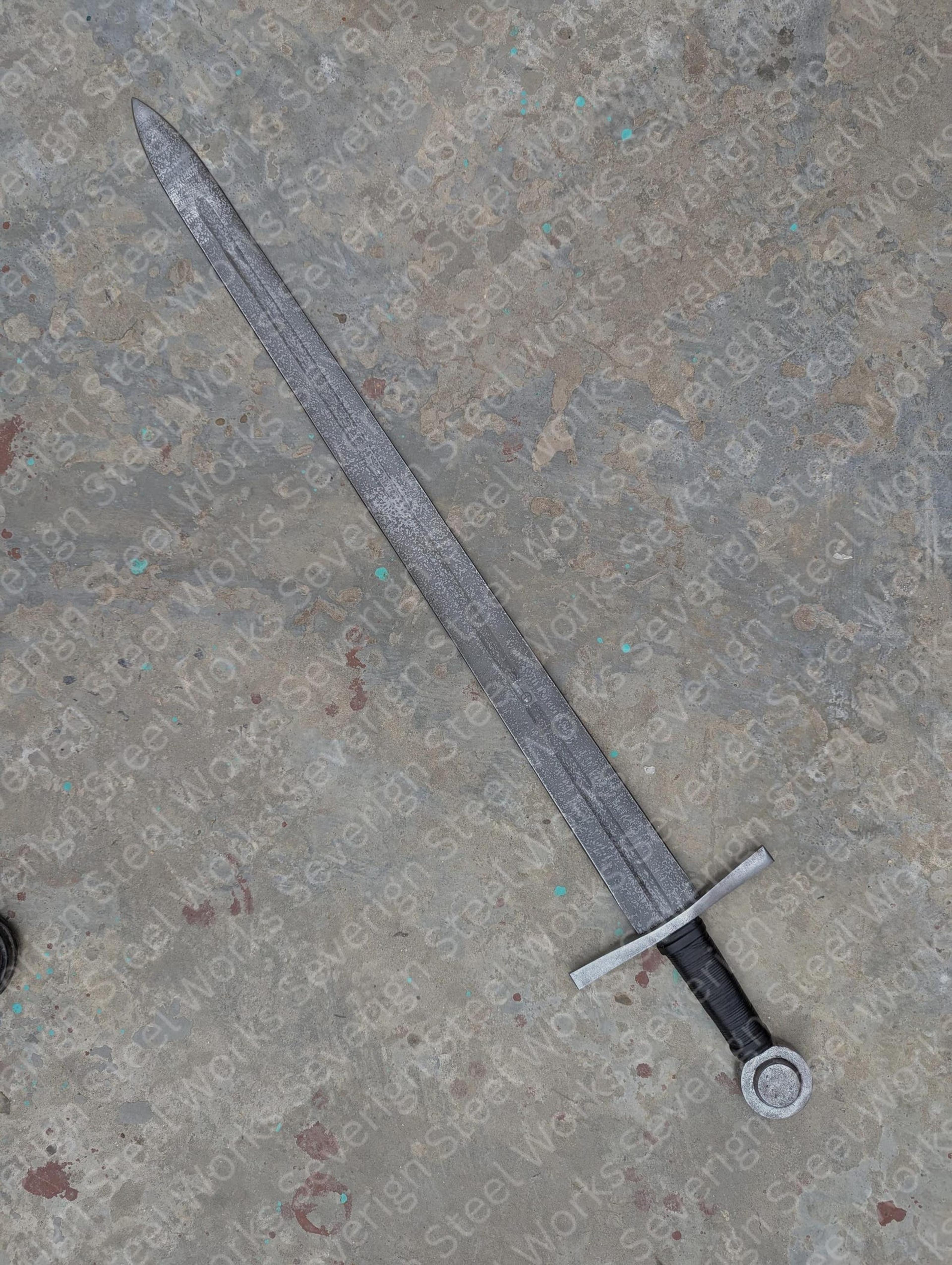 Authentic 12th Century Knight Sword Replica DoubleEdged Medieval Display Sword For Cosplay Co 6
