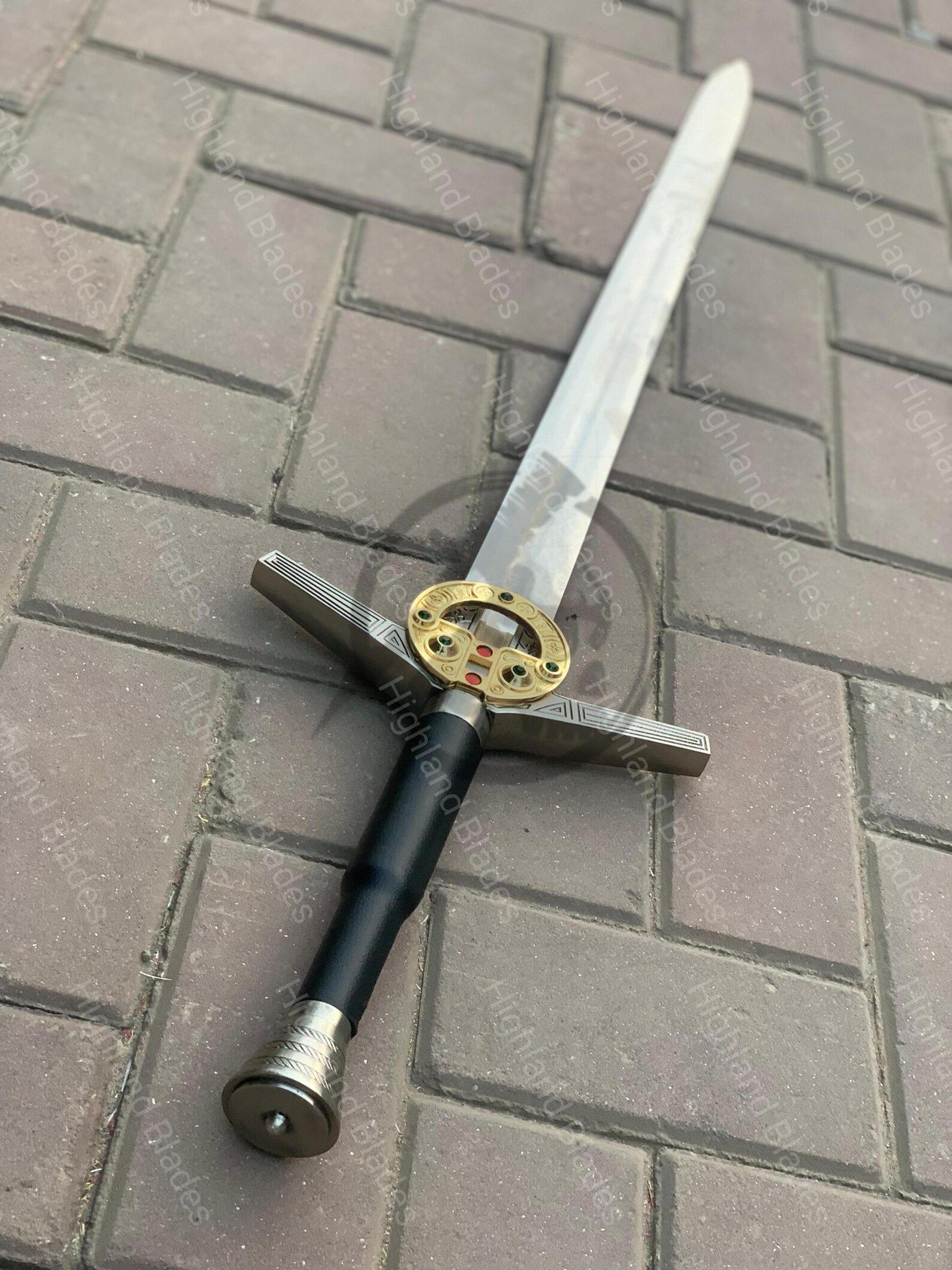 Authentic AerondightInspired Witcher Sword Handcrafted Steel Blade For Cosplay Decor  Collec 3