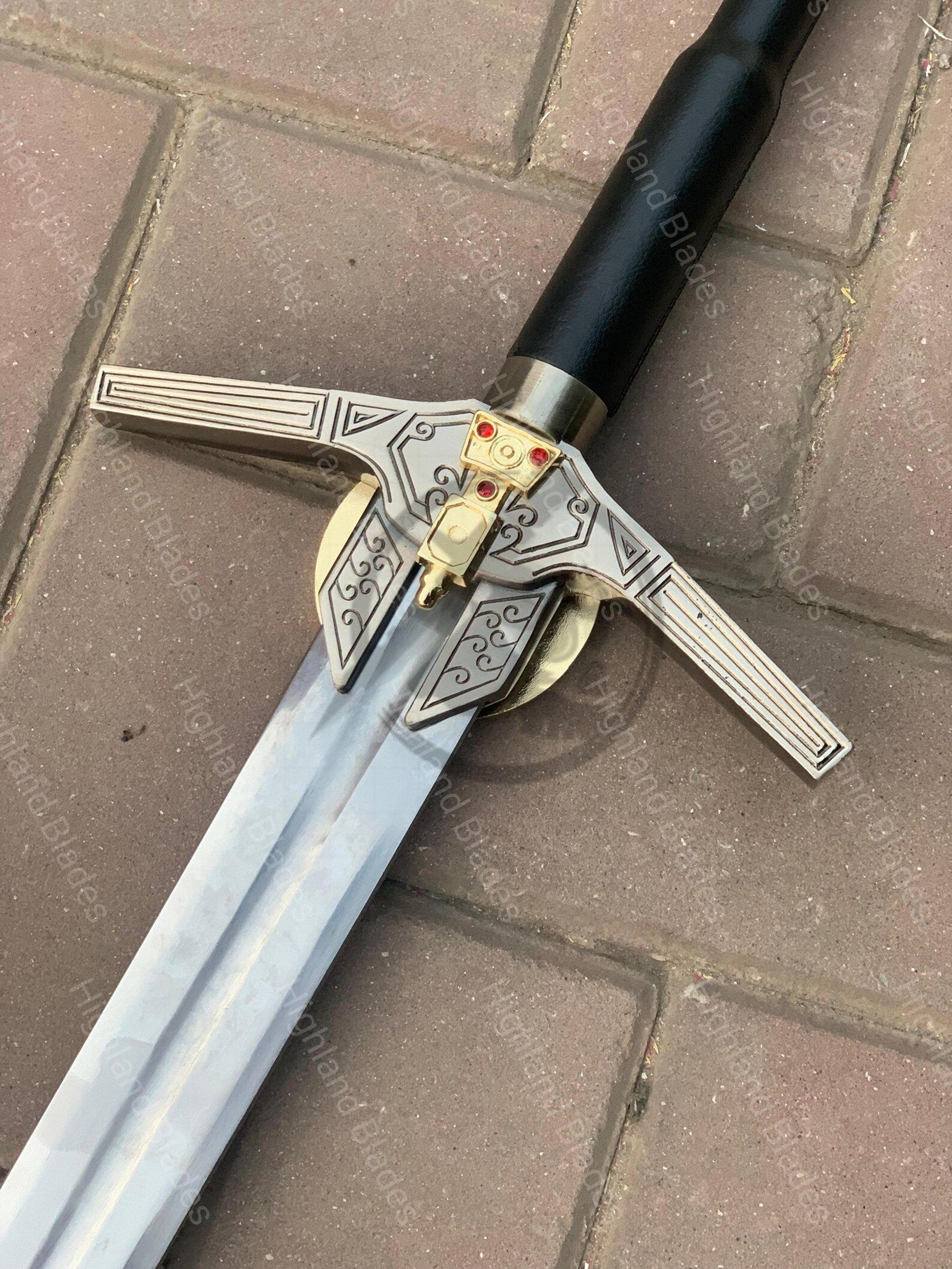 Authentic AerondightInspired Witcher Sword Handcrafted Steel Blade For Cosplay Decor  Collec 2