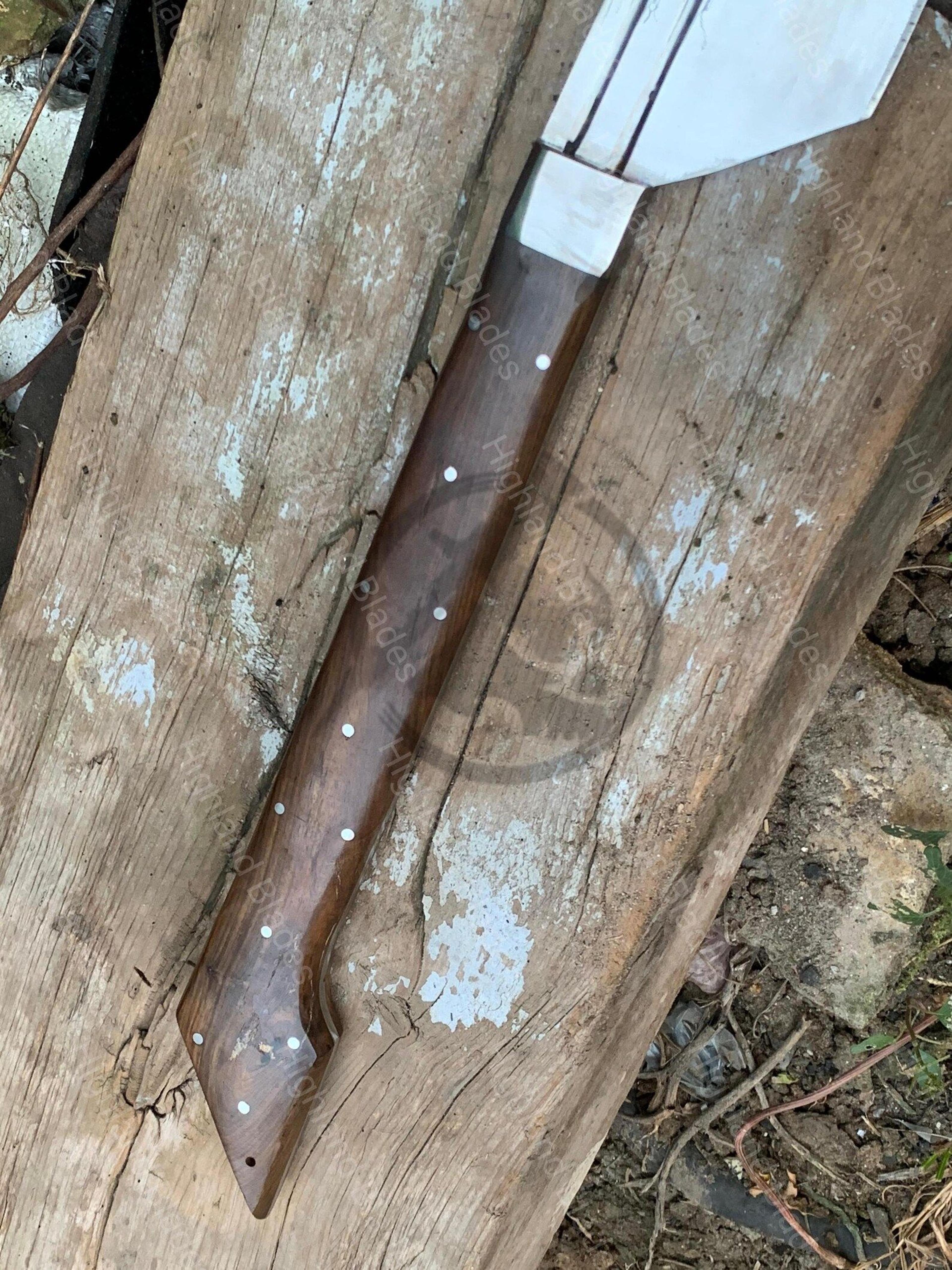 Custom Dao Machete Handcrafted High Carbon Steel Jungle Machete With Premium Leather Sheath C 9