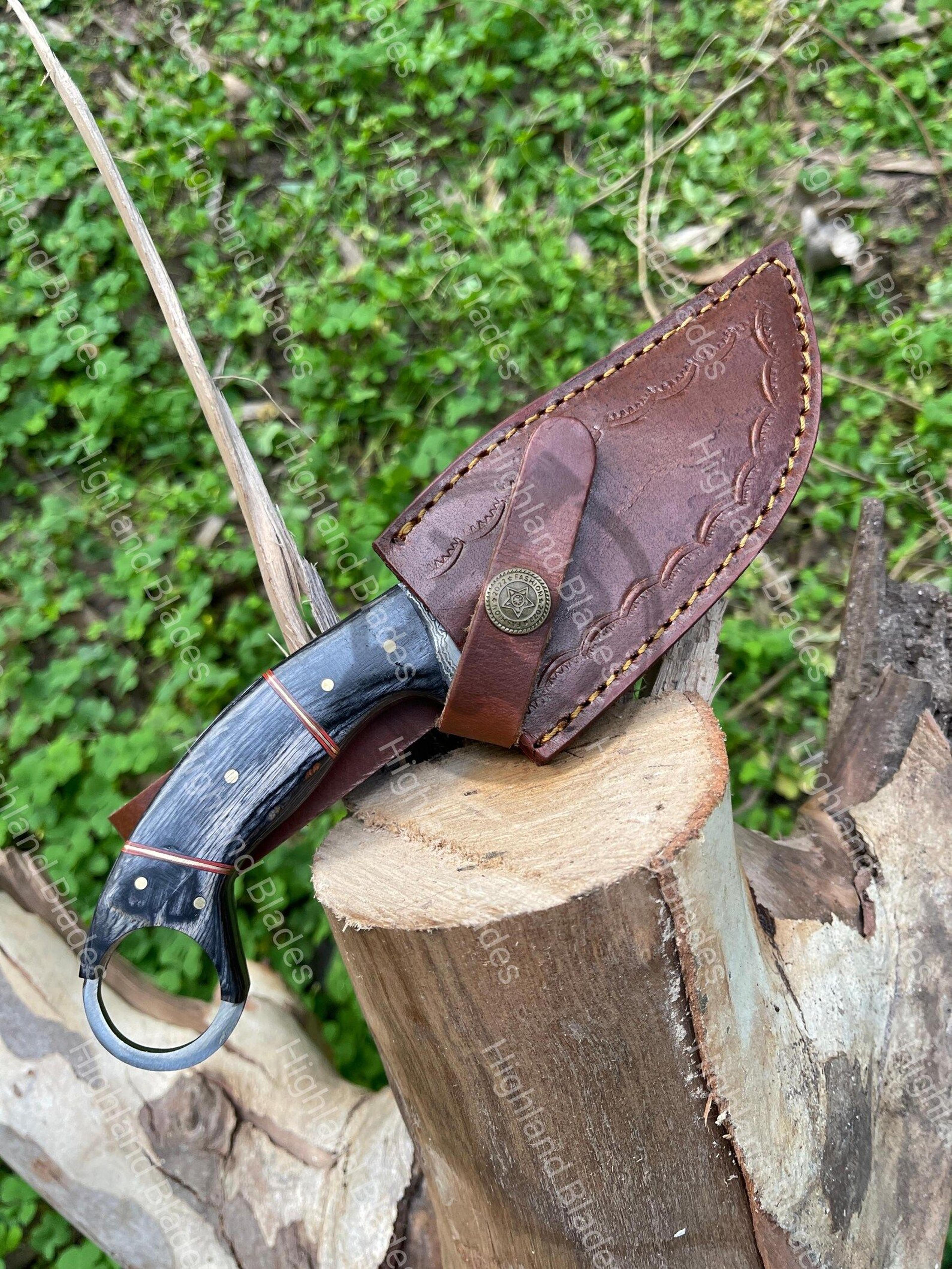 Handmade 10Inch Damascus Steel Decorative Knife Collectible Gift For Him  Her 6