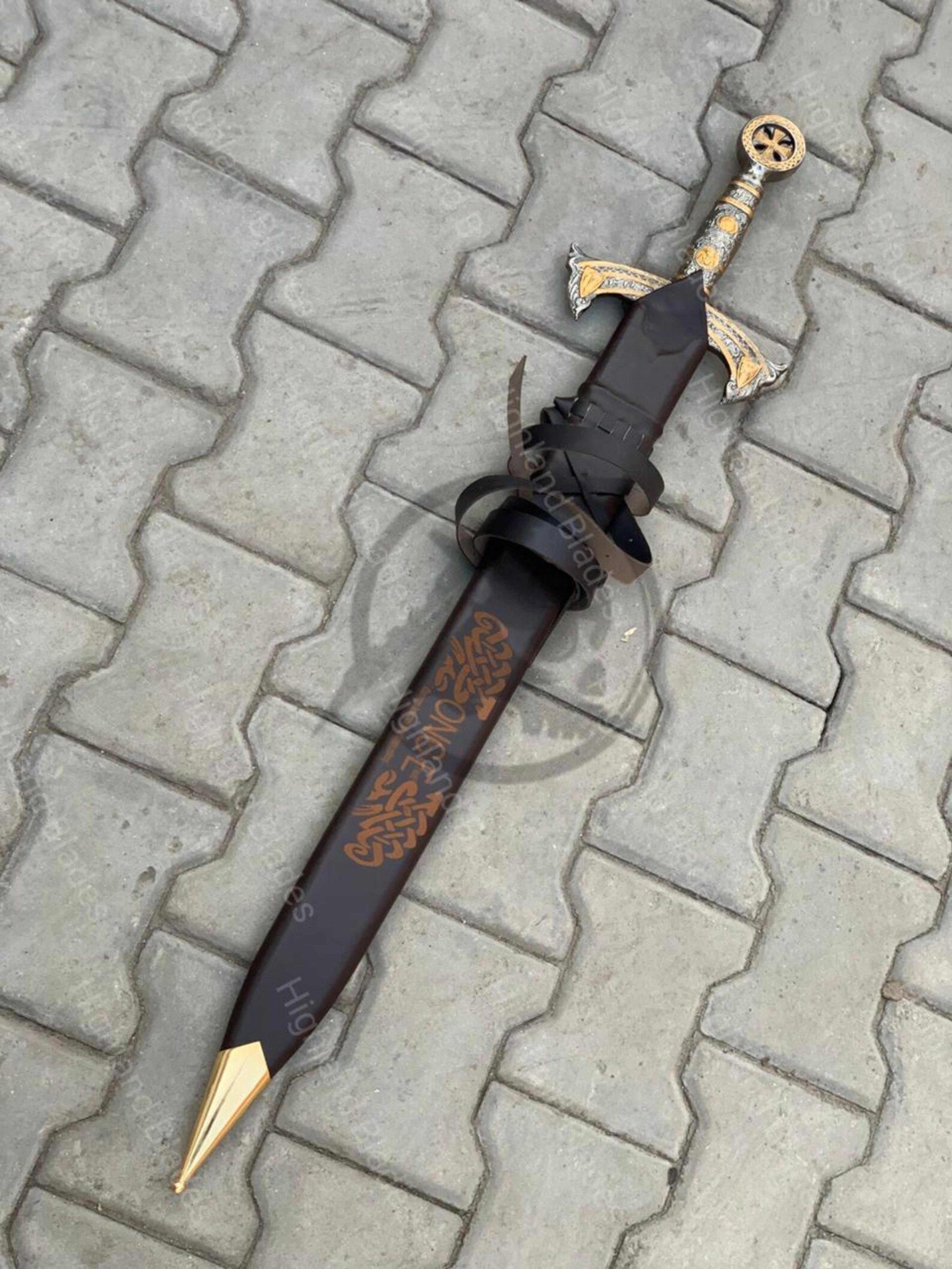 Once Upon A Time Excalibur Sword Premium Fantasy Blade With Authentic Scabbard Ideal Collecti 8