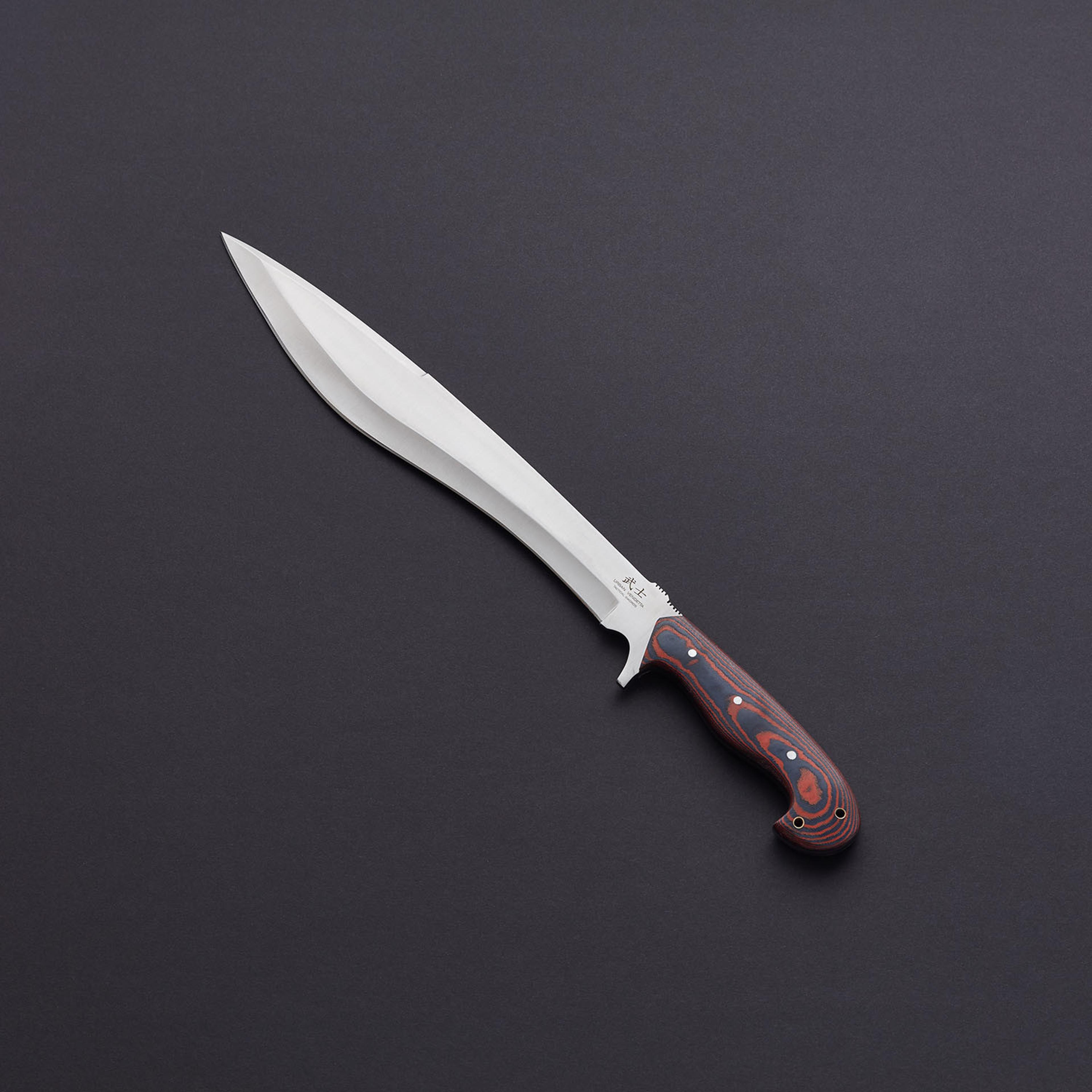Custom Handmade Hunting Sword  Leather Sheath 1