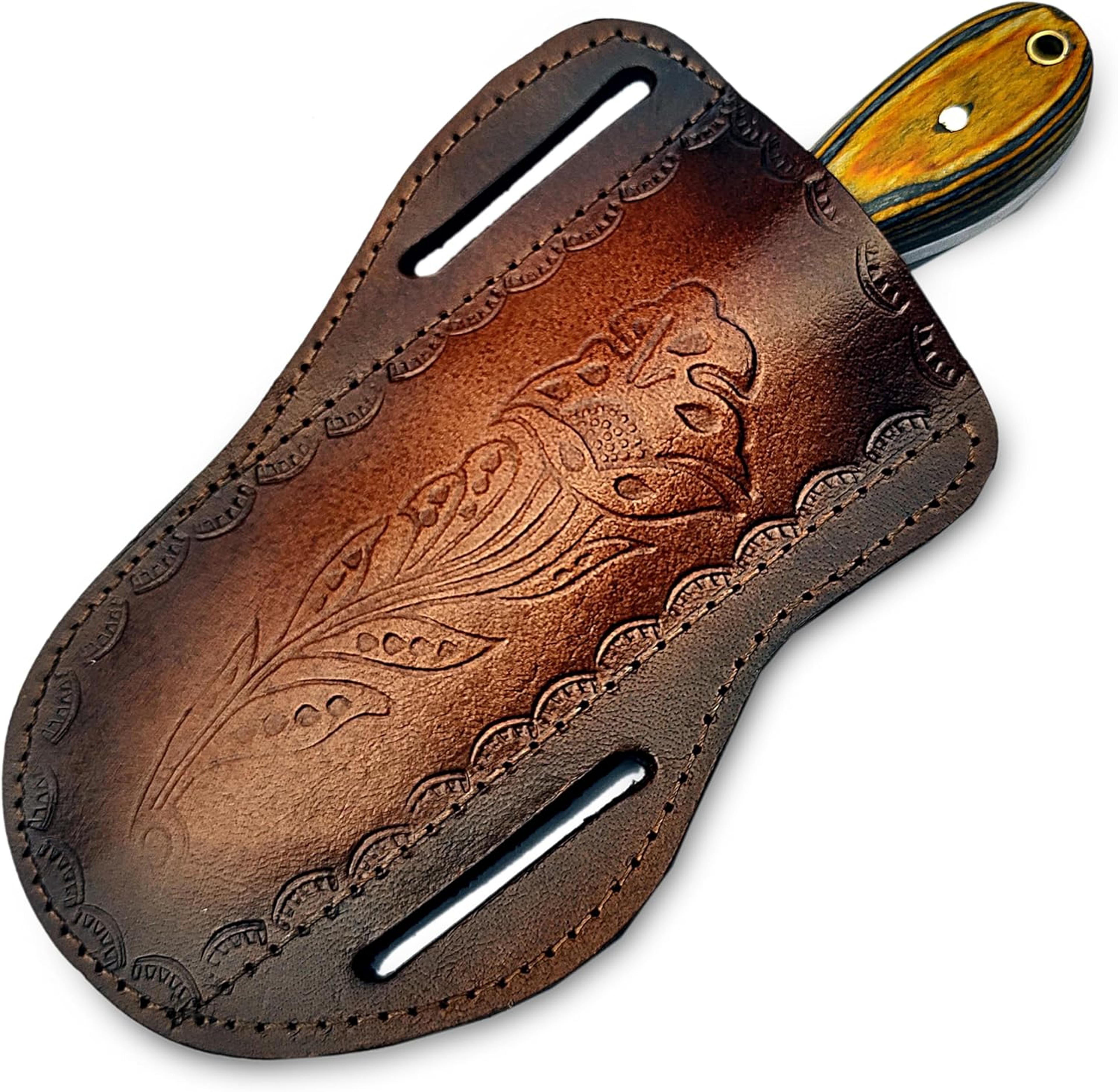 Handmade D2 Steel Bull Cutter Knife With Sheath 8 Inches Fixed Blade Knife Best For Camping Hunting 1