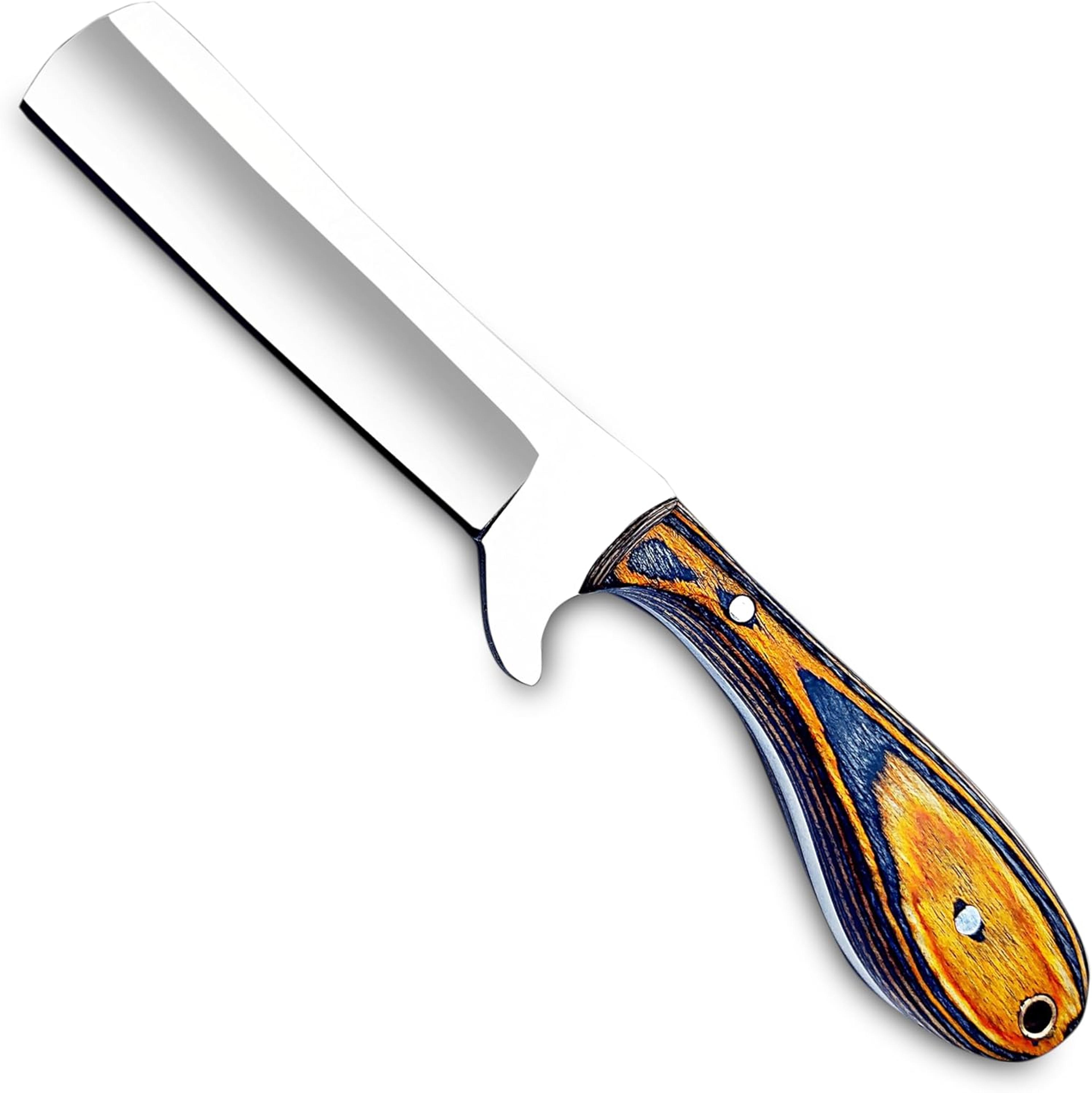 Handmade D2 Steel Bull Cutter Knife With Sheath 8 Inches Fixed Blade Knife Best For Camping Hunting 2