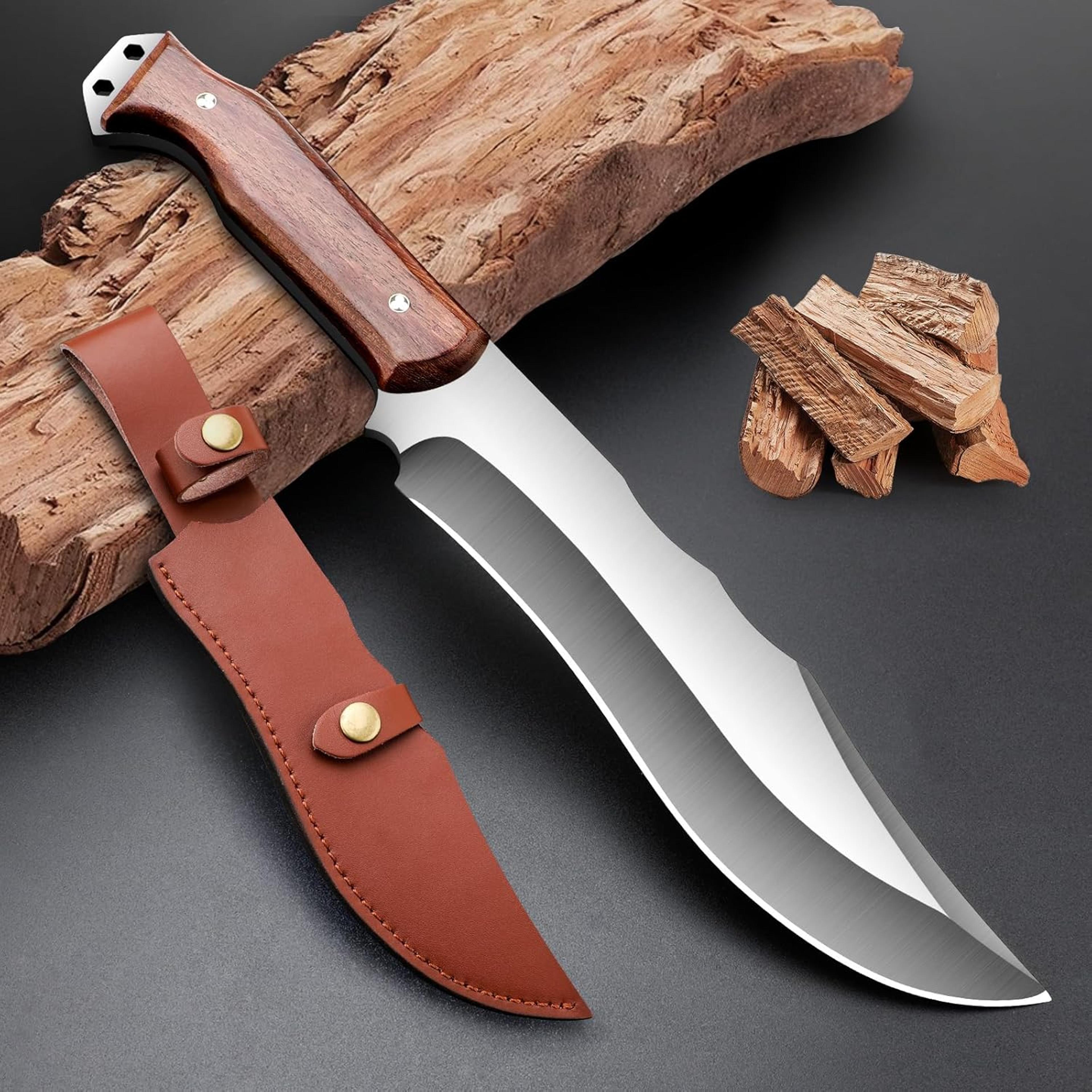 outdoor machete knife with sheath for cutting trees, for yard work and for urvival machete ideal for gardening,camping