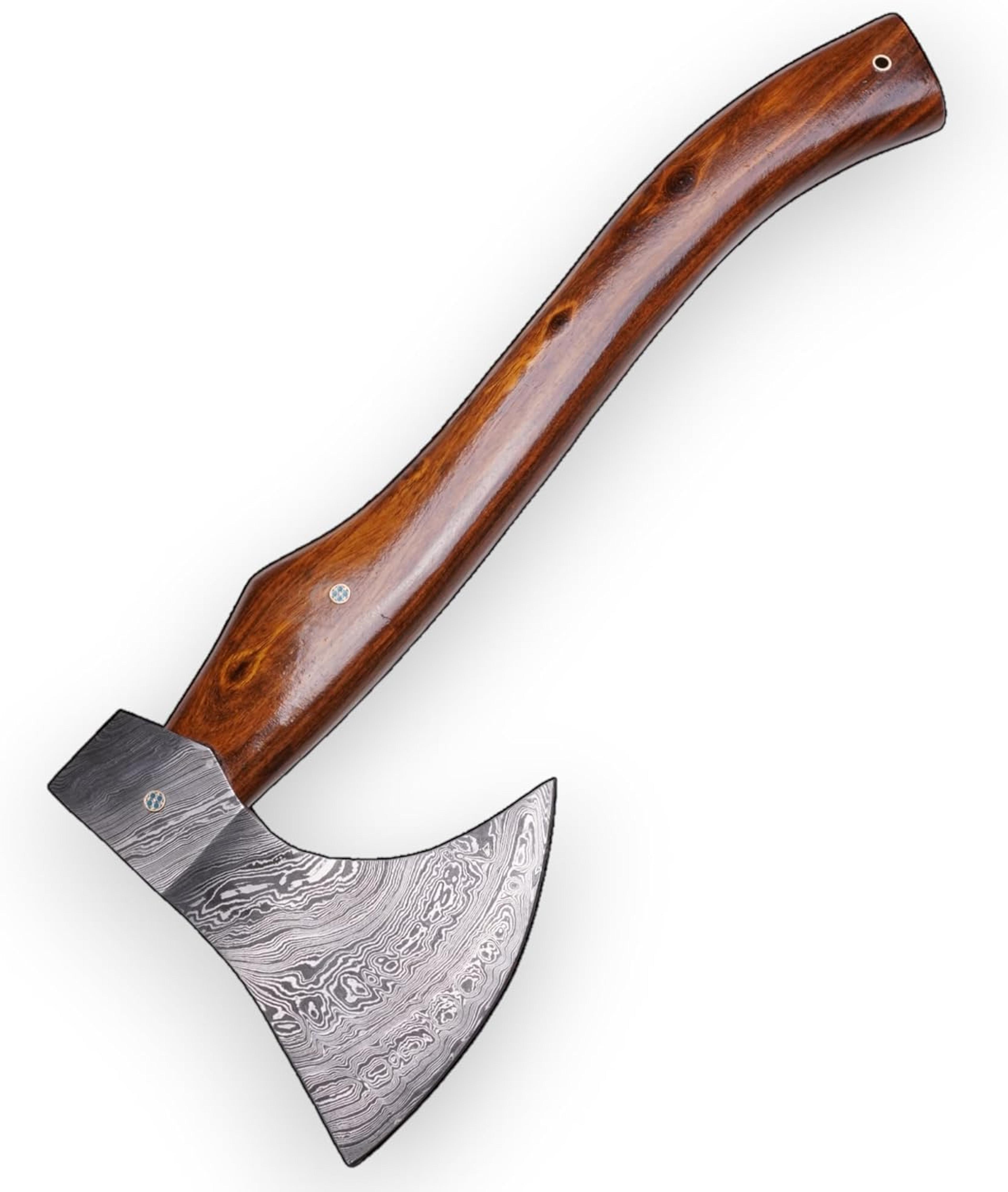 damascus camping hatchet axe - your reliable companion for outdoor adventures and survival situations-outdoor survival