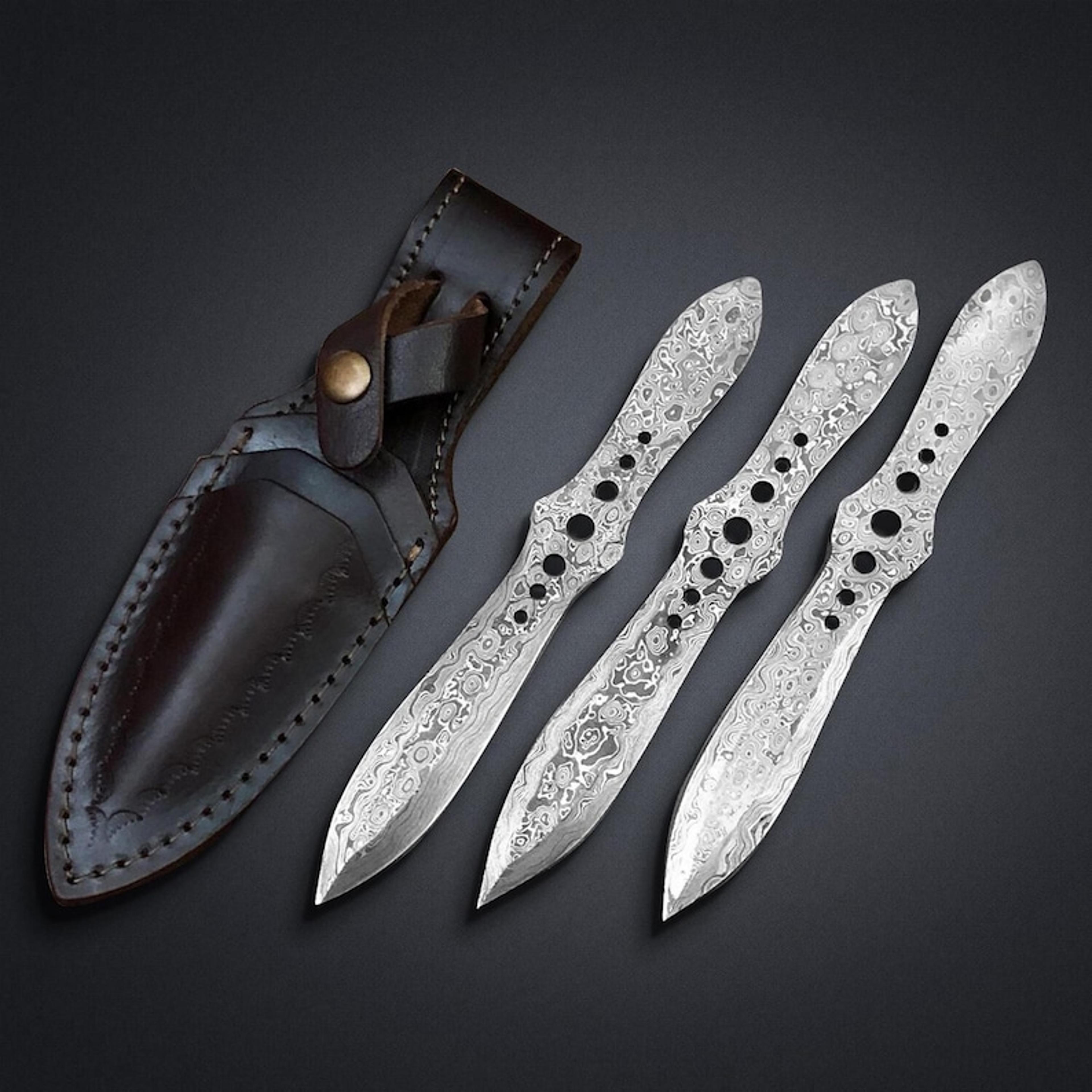 custom handmade | damascus steel blank blades | gift for him | collectible | durable | everyday carry custom knife