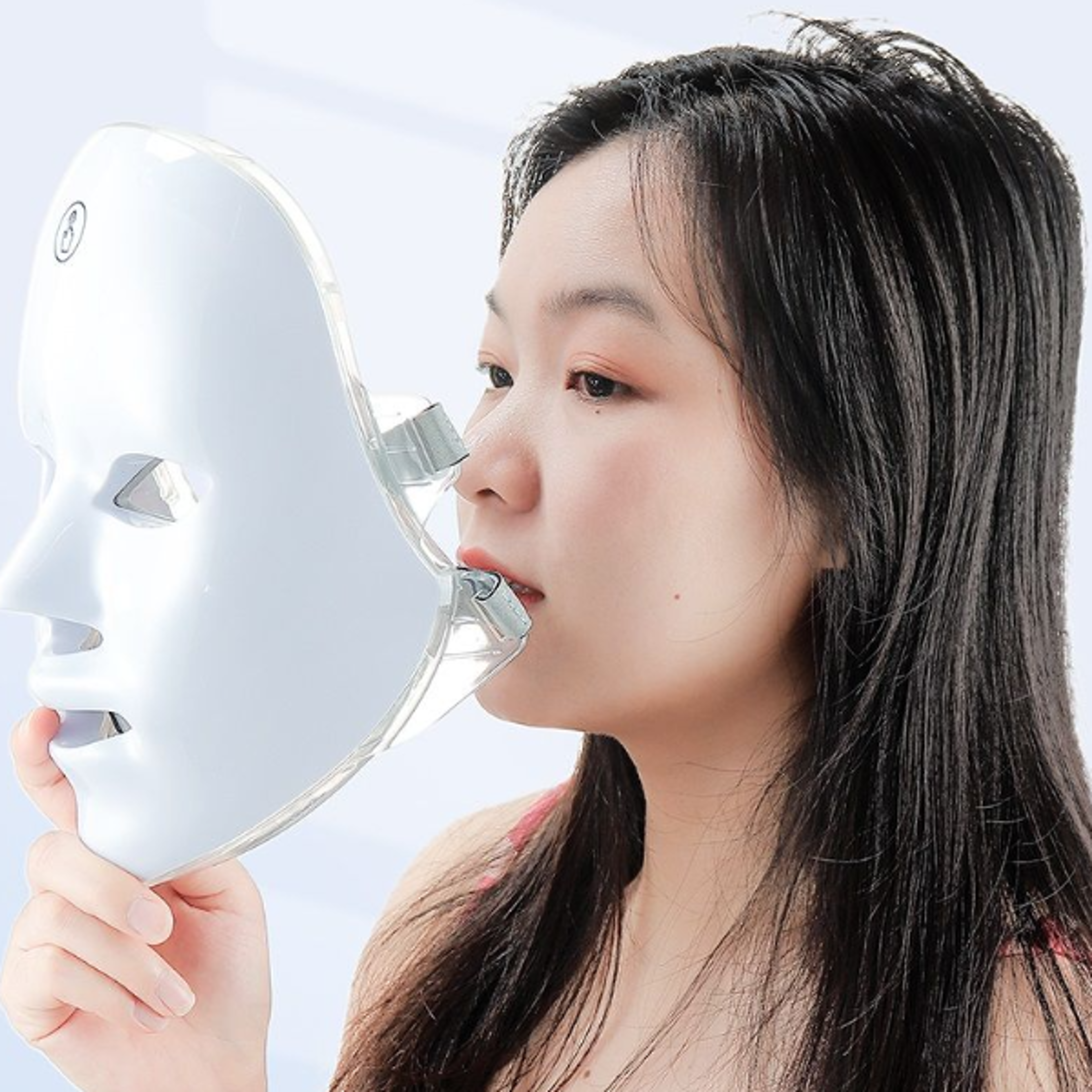 rechargeable facial led mask for acne wrinkle removal & skin brightening 7 color led photon therapy mask
