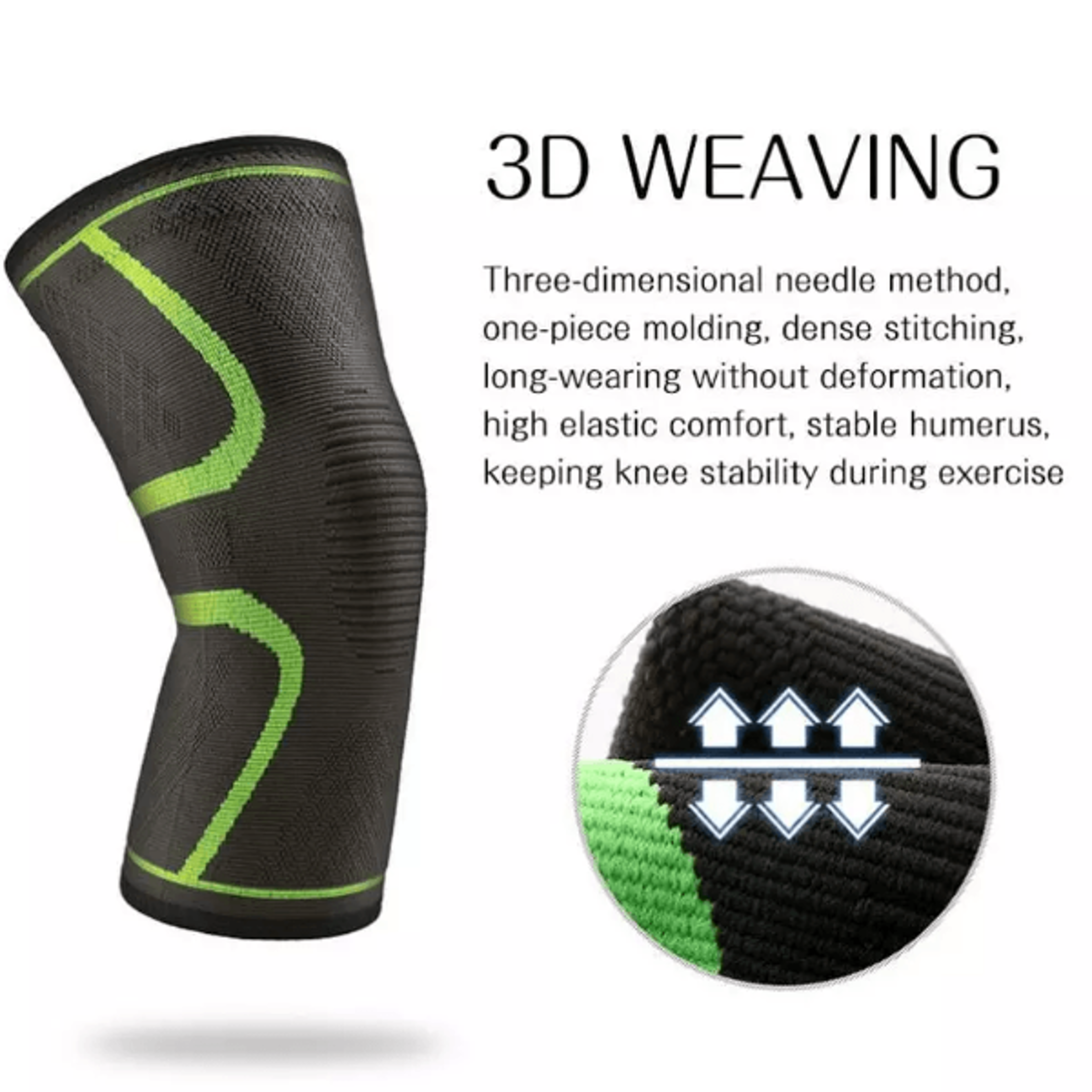 knee sleeve compression brace for joint pain arthritis relief, mugwort acupressure support for weight loss and detox