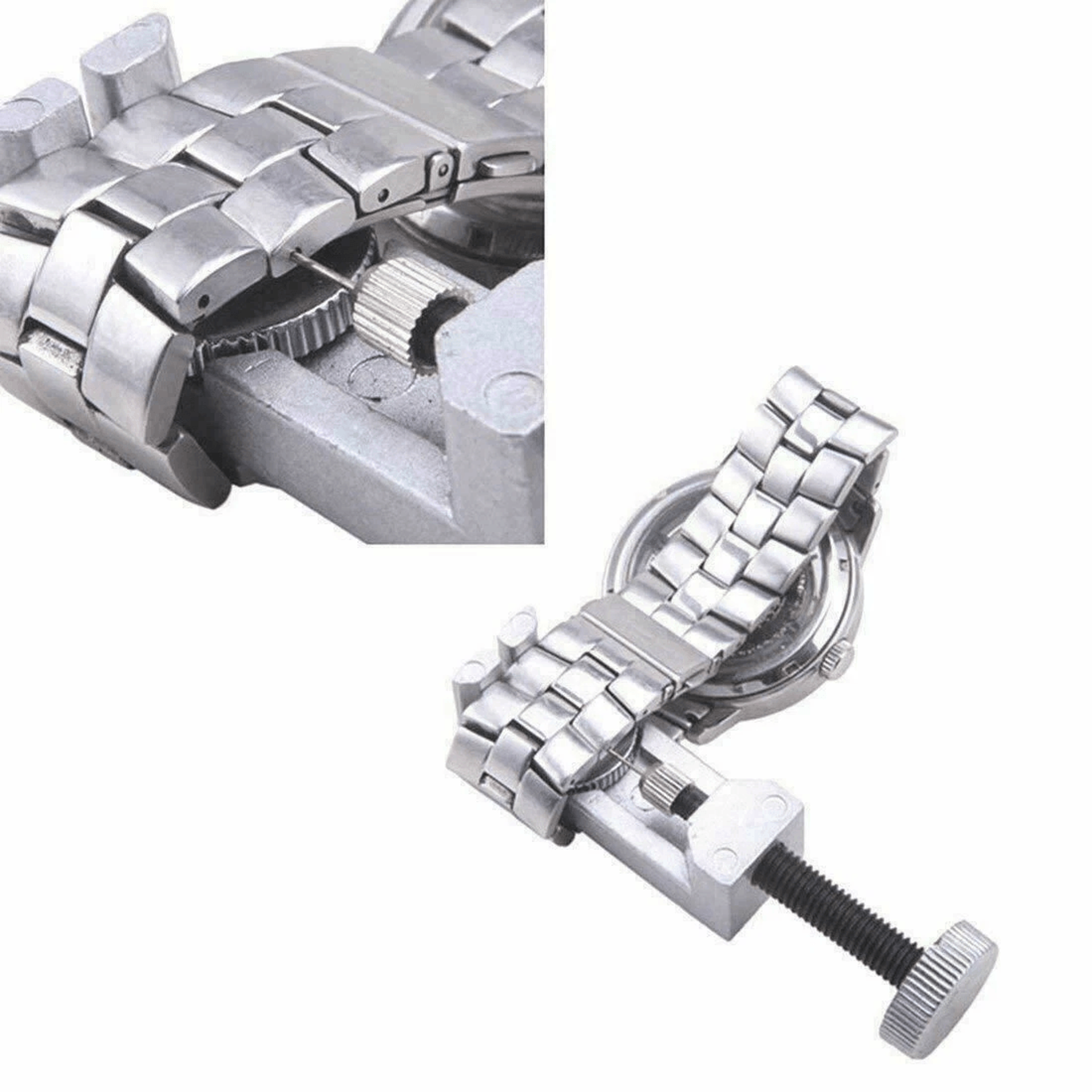 metal adjustable watch band strap bracelet link pin remover repair tool kit easy watch band adjustment tool for men