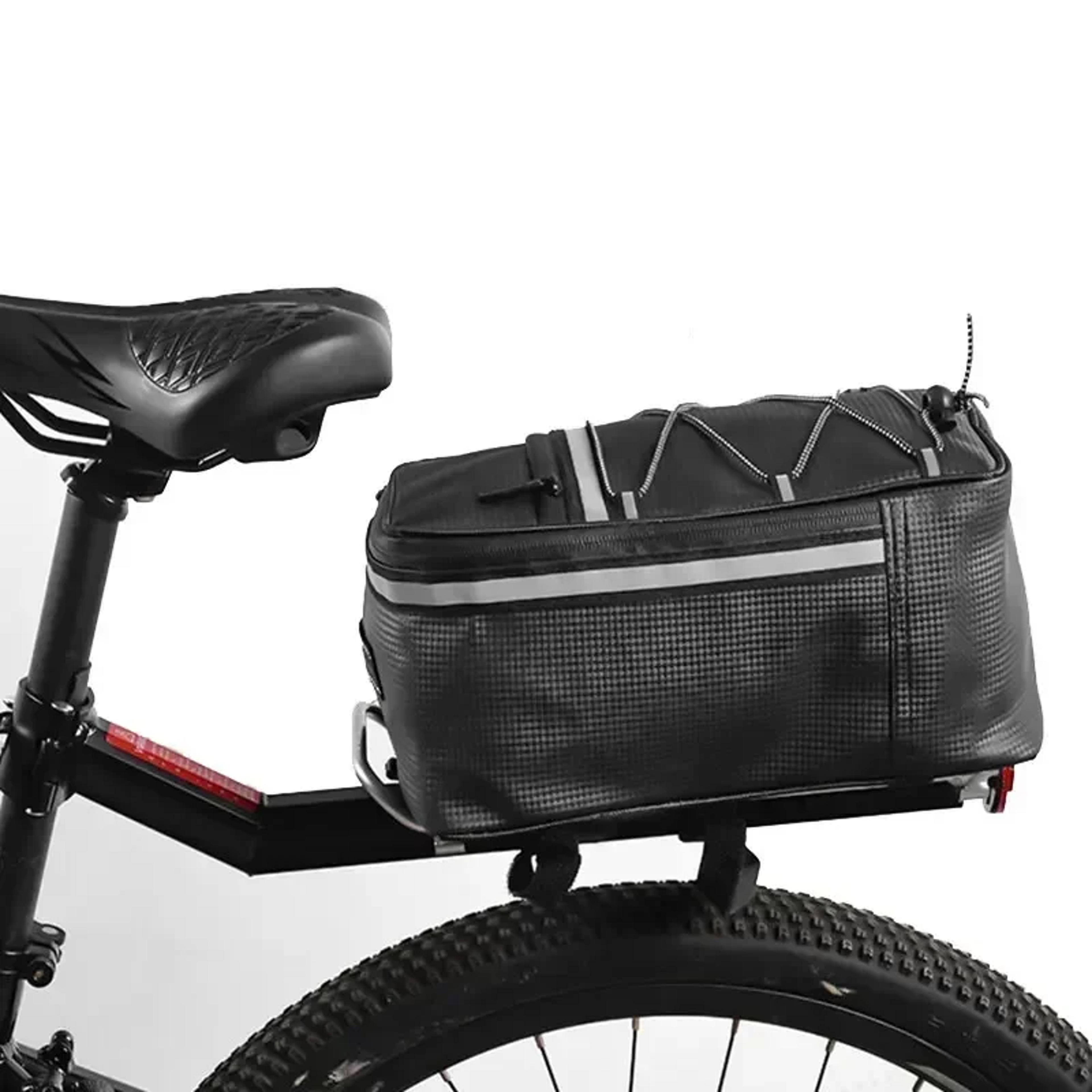 quick release bike cargo rack rear bicycle rack, aluminium alloy luggage carrier 15kg capacity