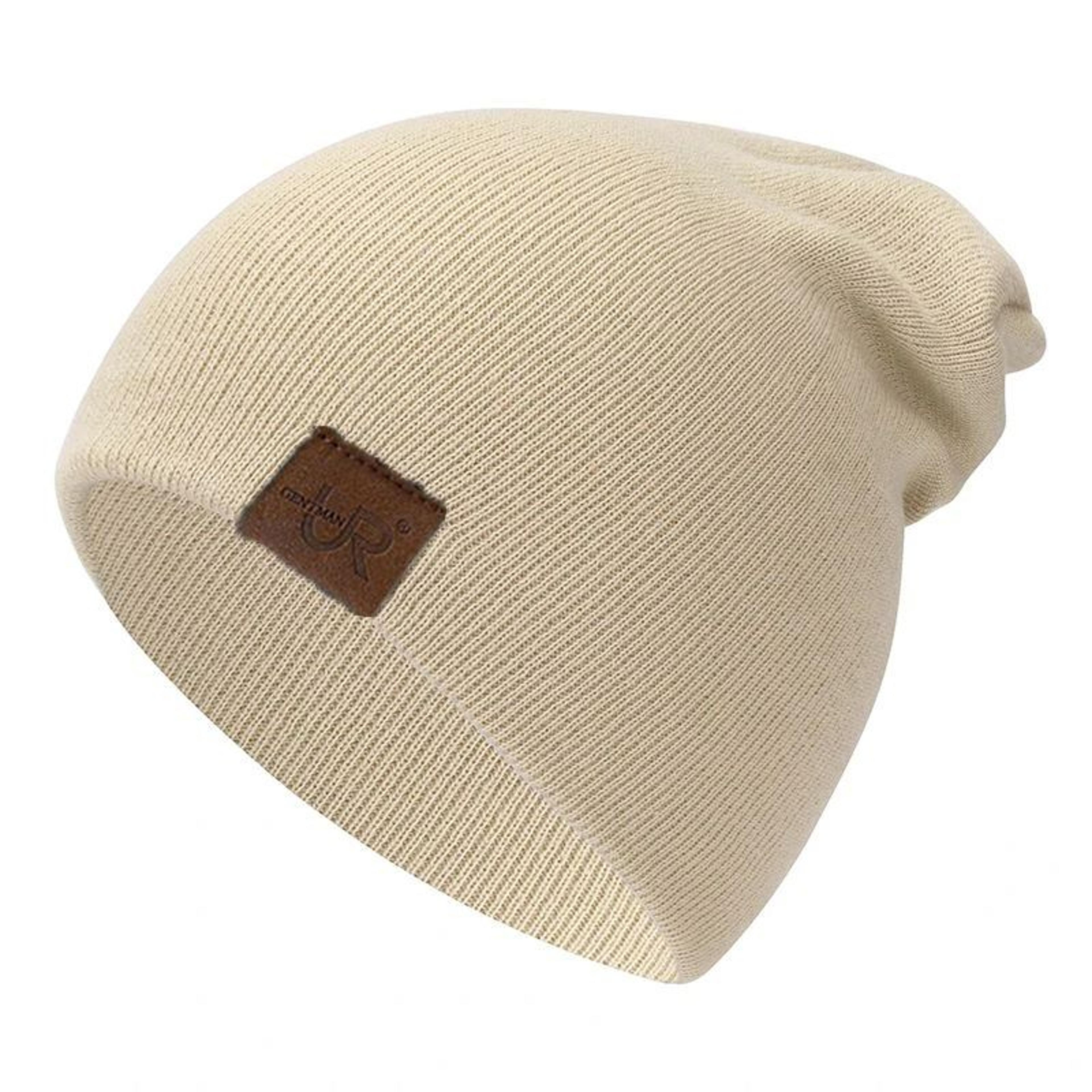 Unisex Beanie Hat For Men  Women Soft Knitted Winter Beanie Warm Stylish Plain Casual Hat For Daily 4