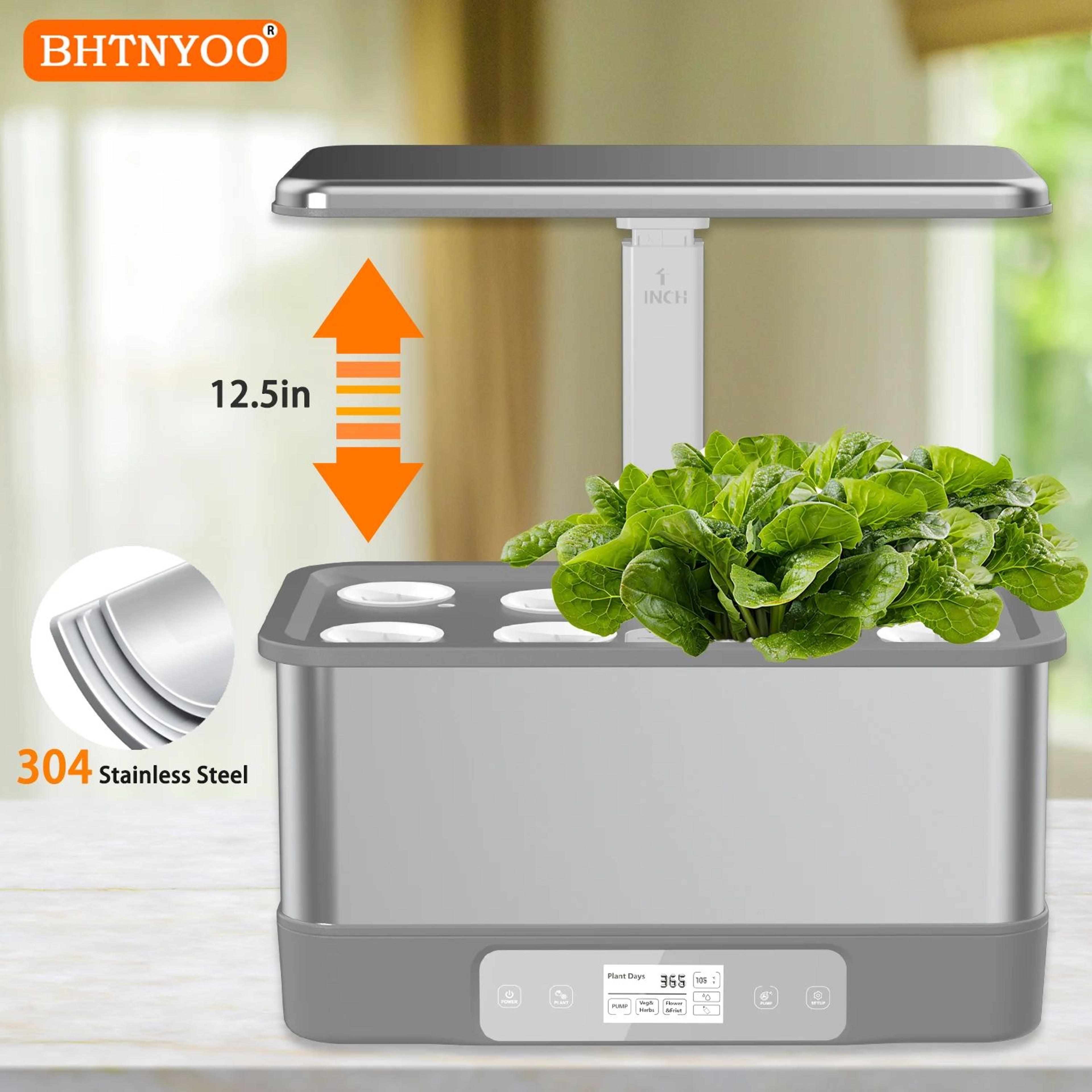 WiFi Indoor Garden Hydroponics Growing System Kit Soilless Planting Gardening Box Featuring LED Gro 2