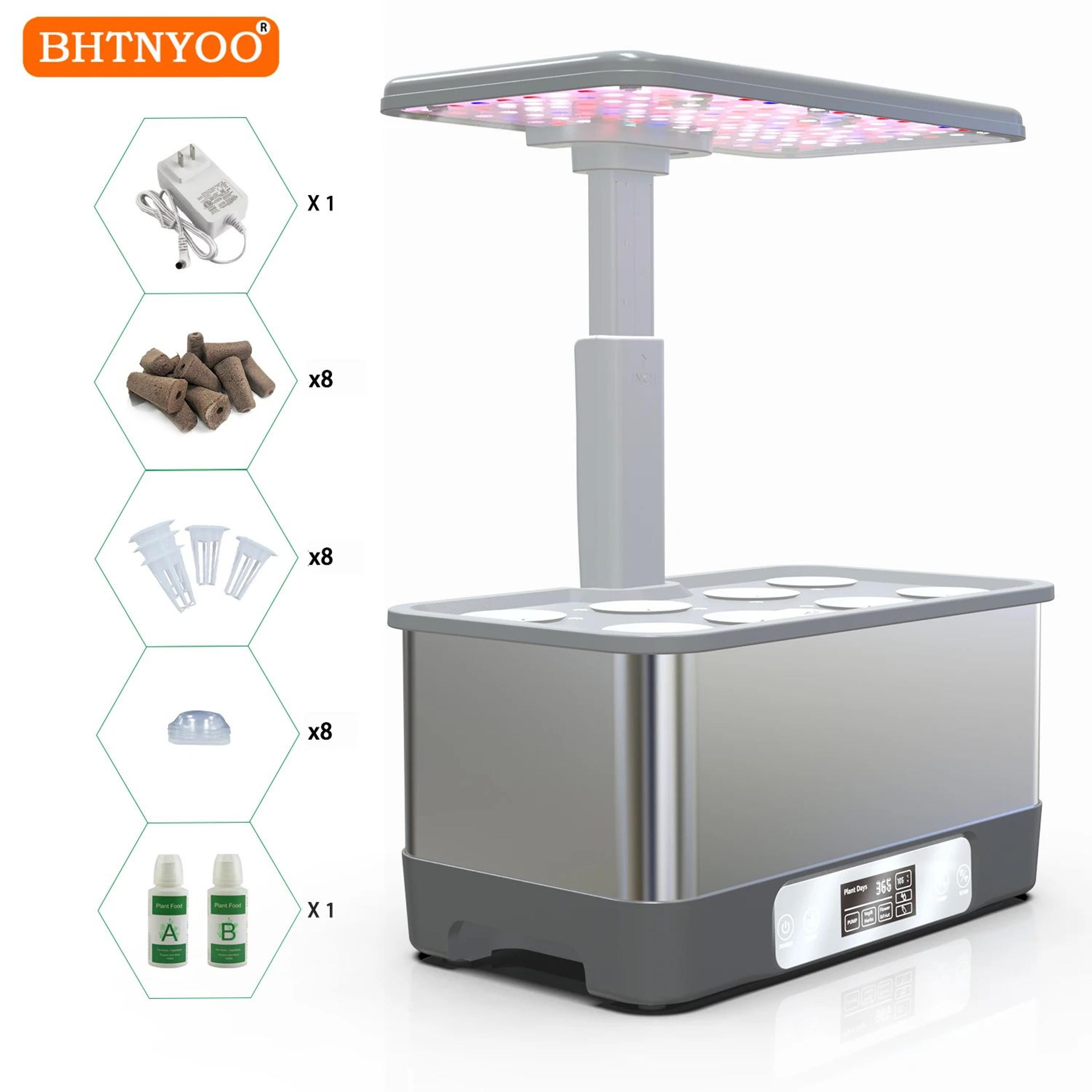 WiFi Indoor Garden Hydroponics Growing System Kit Soilless Planting Gardening Box Featuring LED Gro 4