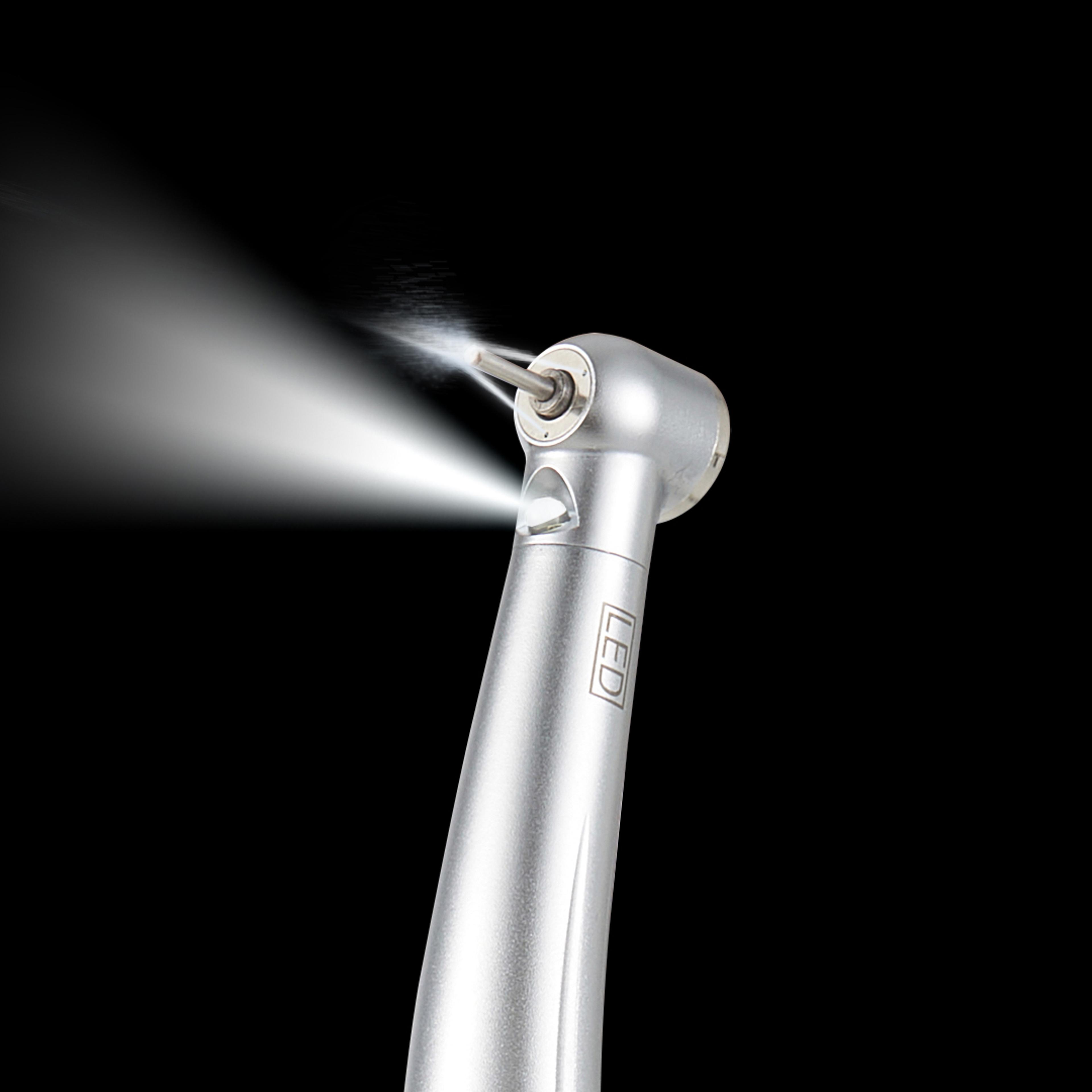 high speed dental handpiece with led light b2 m4 push button air turbine