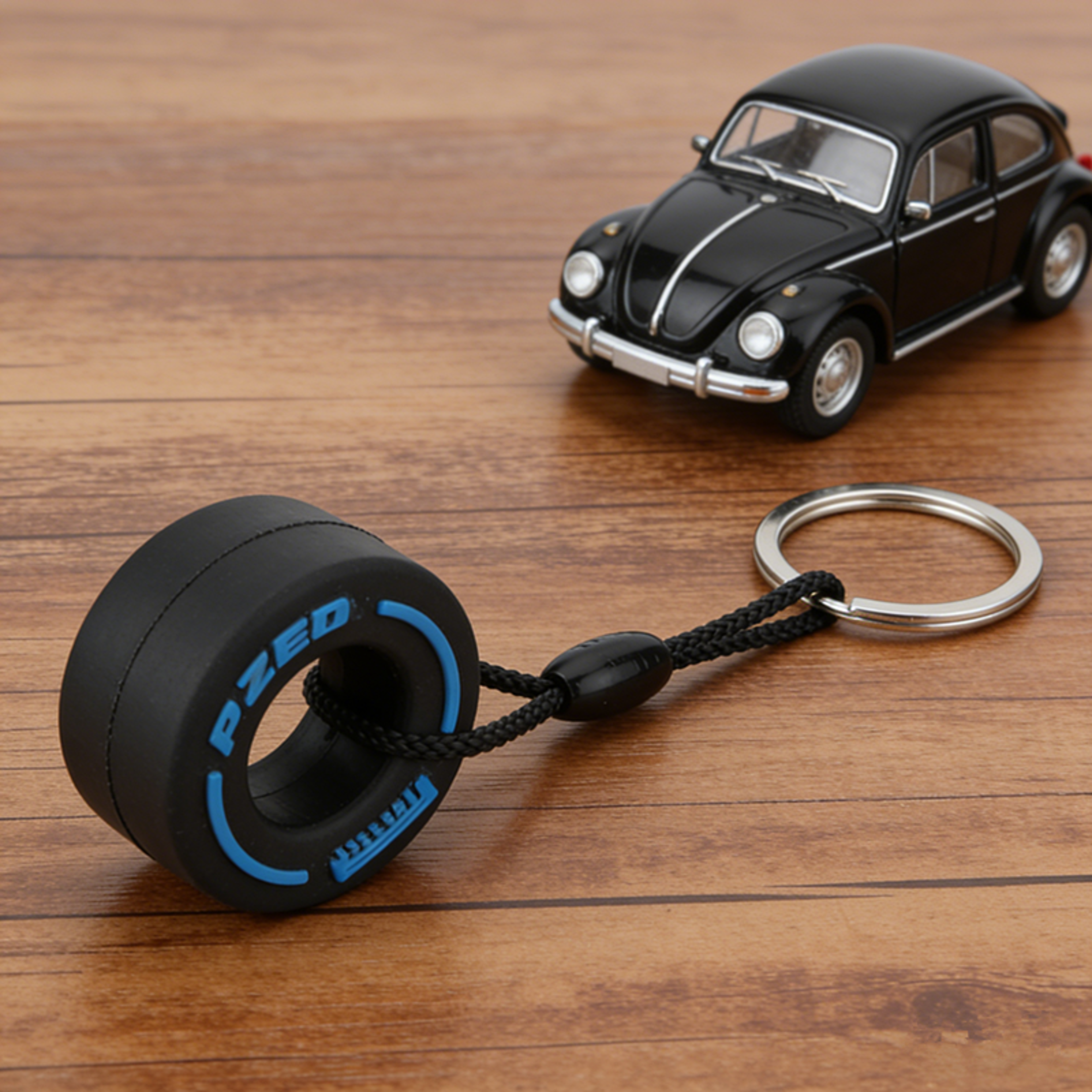 premium pvc tire keychain stylish car keychain accessory