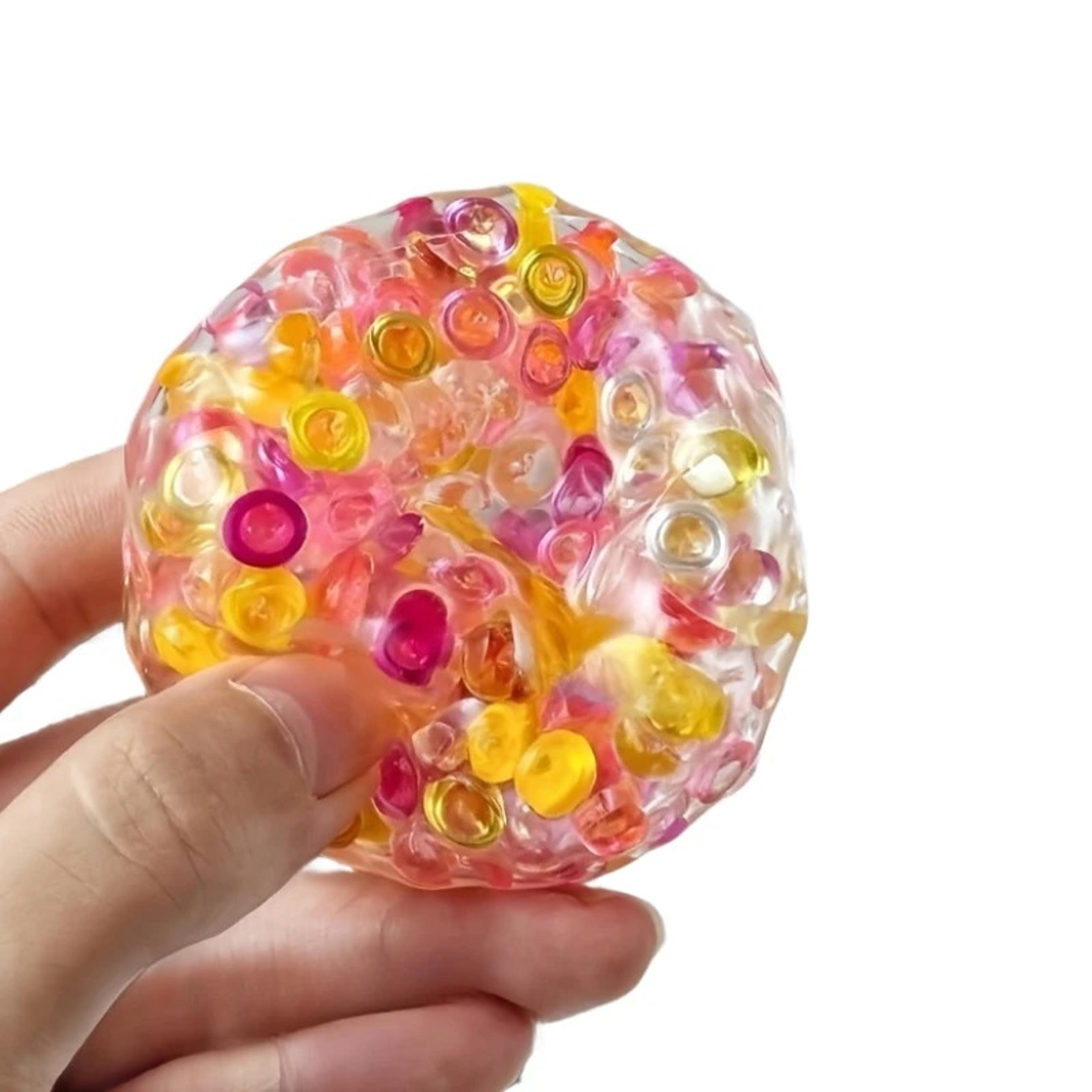 Ice Bead Stress Relief Squishy Ball Slow Rebound Sensory Fidget Toy 4