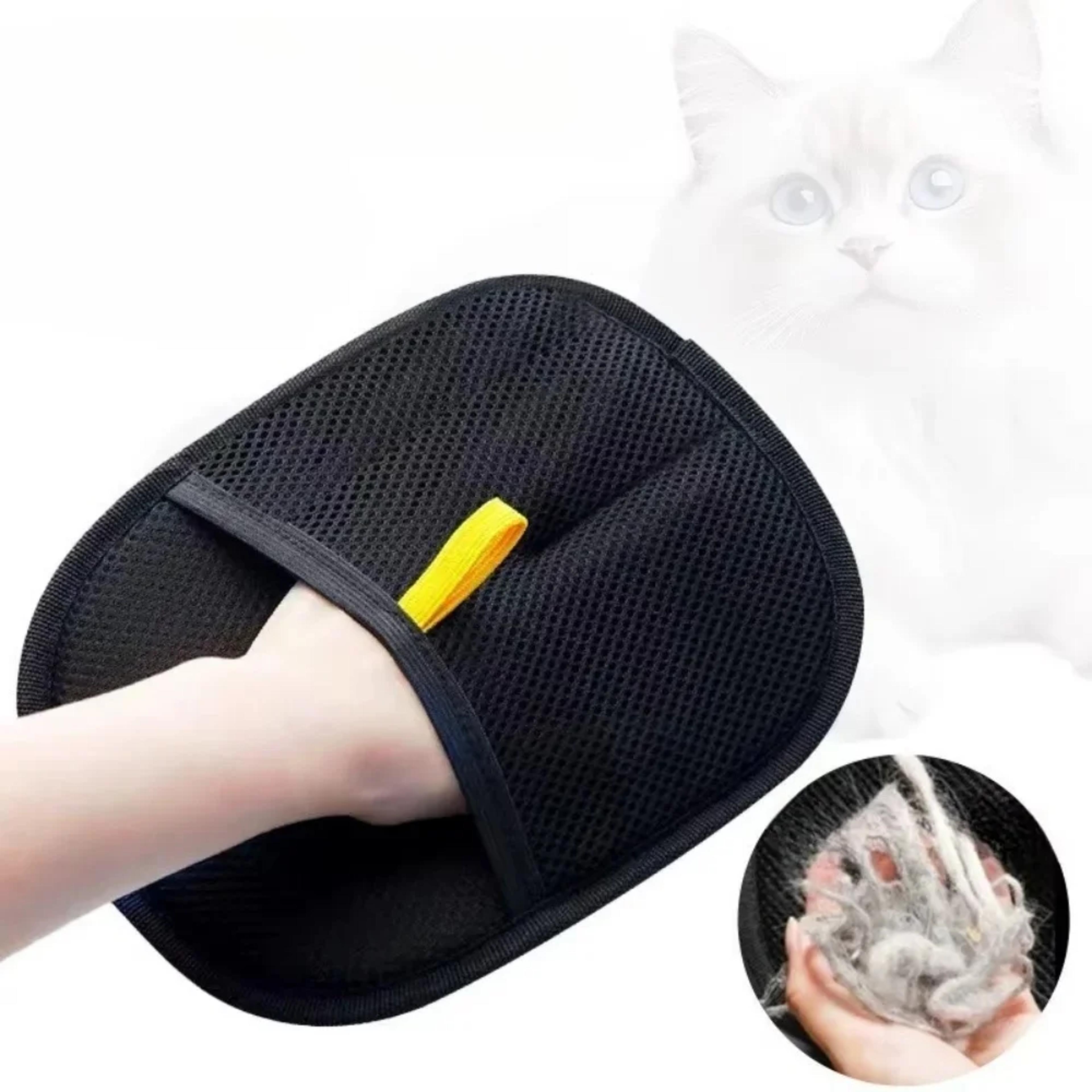 Premium Reusable Pet Hair Removal Glove Double Sided Anti Static Grooming Tool For Cats Dogs  Home 3