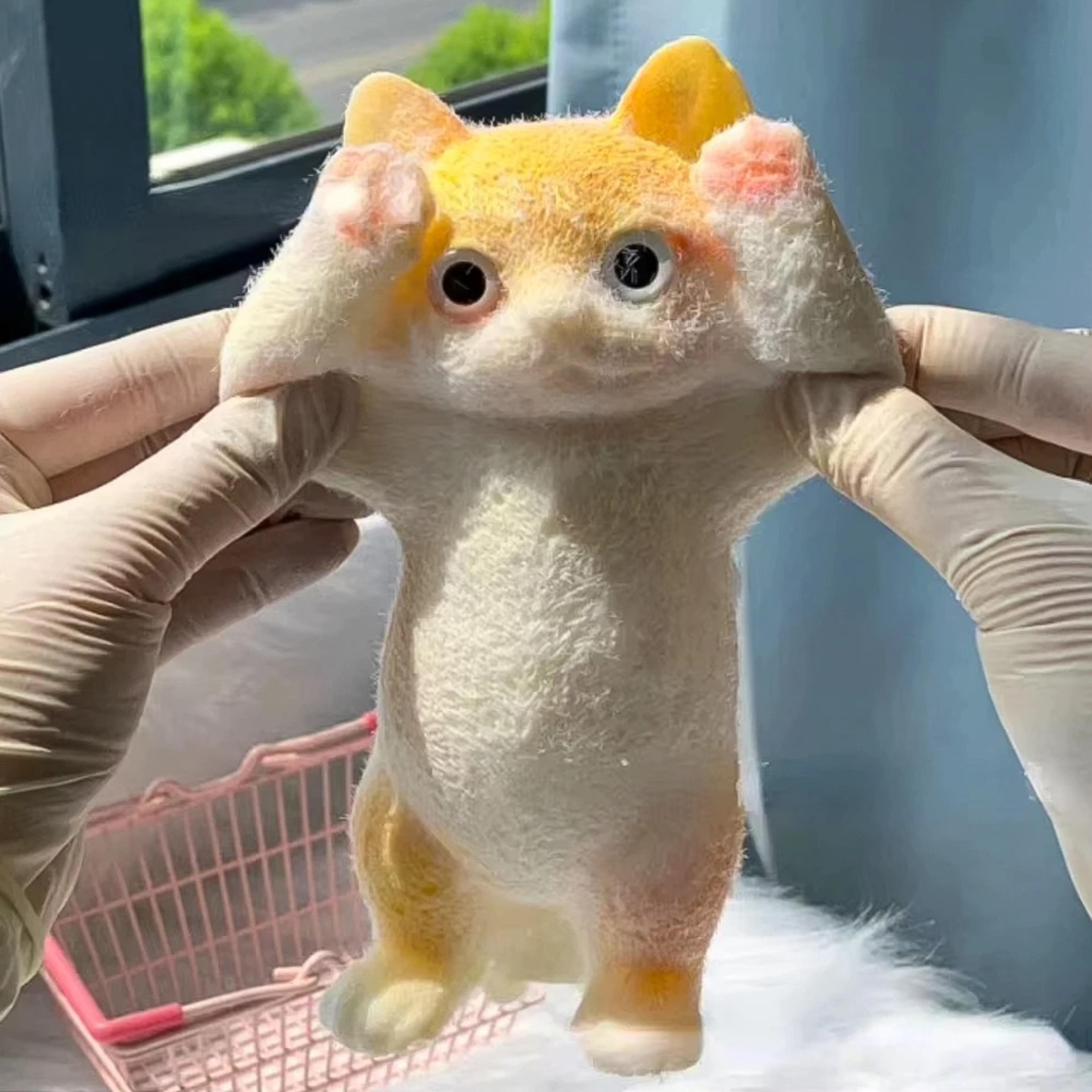 Fuzzy Jumbo Cat Squishy Stress Relief Toy For Anxiety Relief Sensory Fidget Fun  Relaxation 5