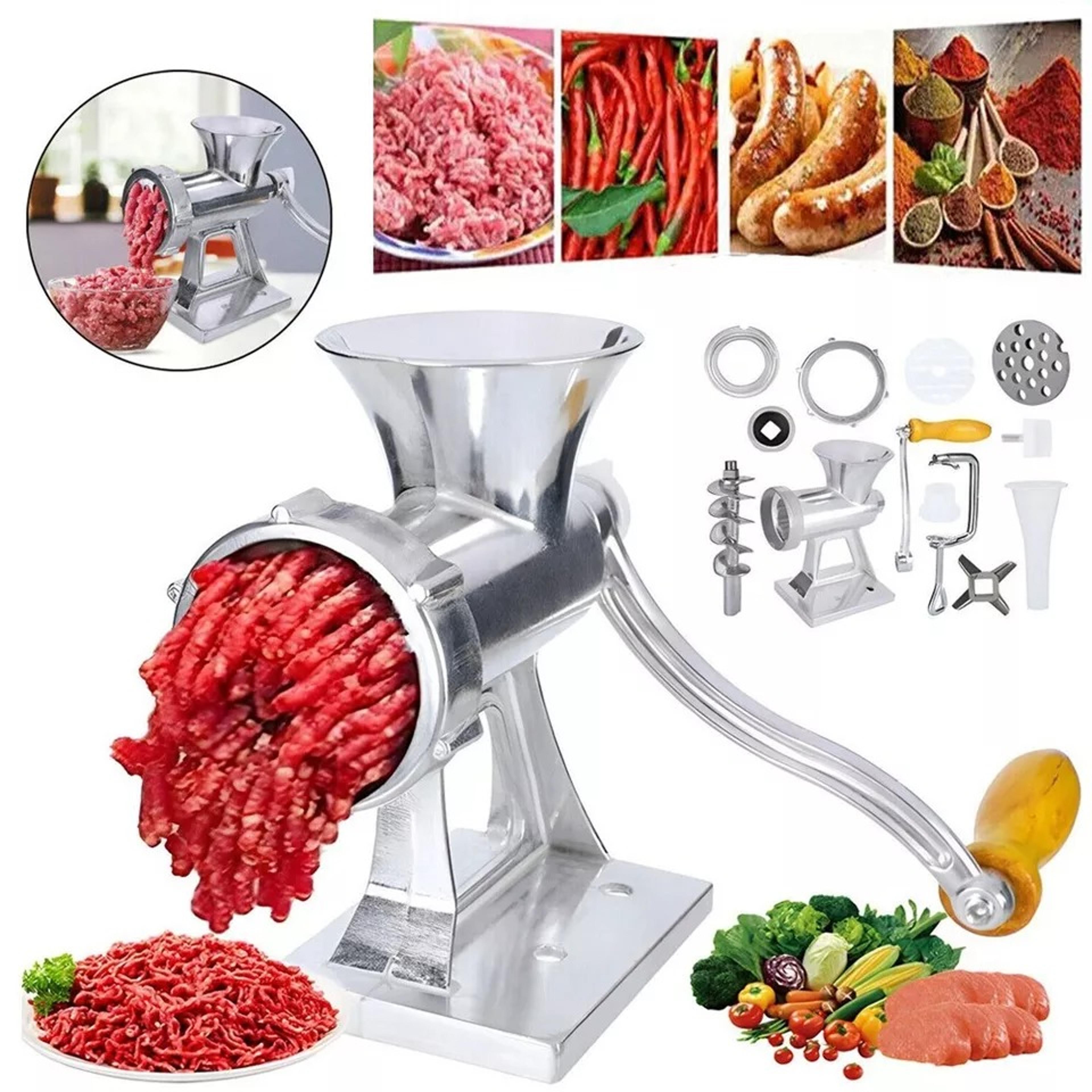 commercial meat grinder mincer stuffer manual sausage filler sauce maker machine