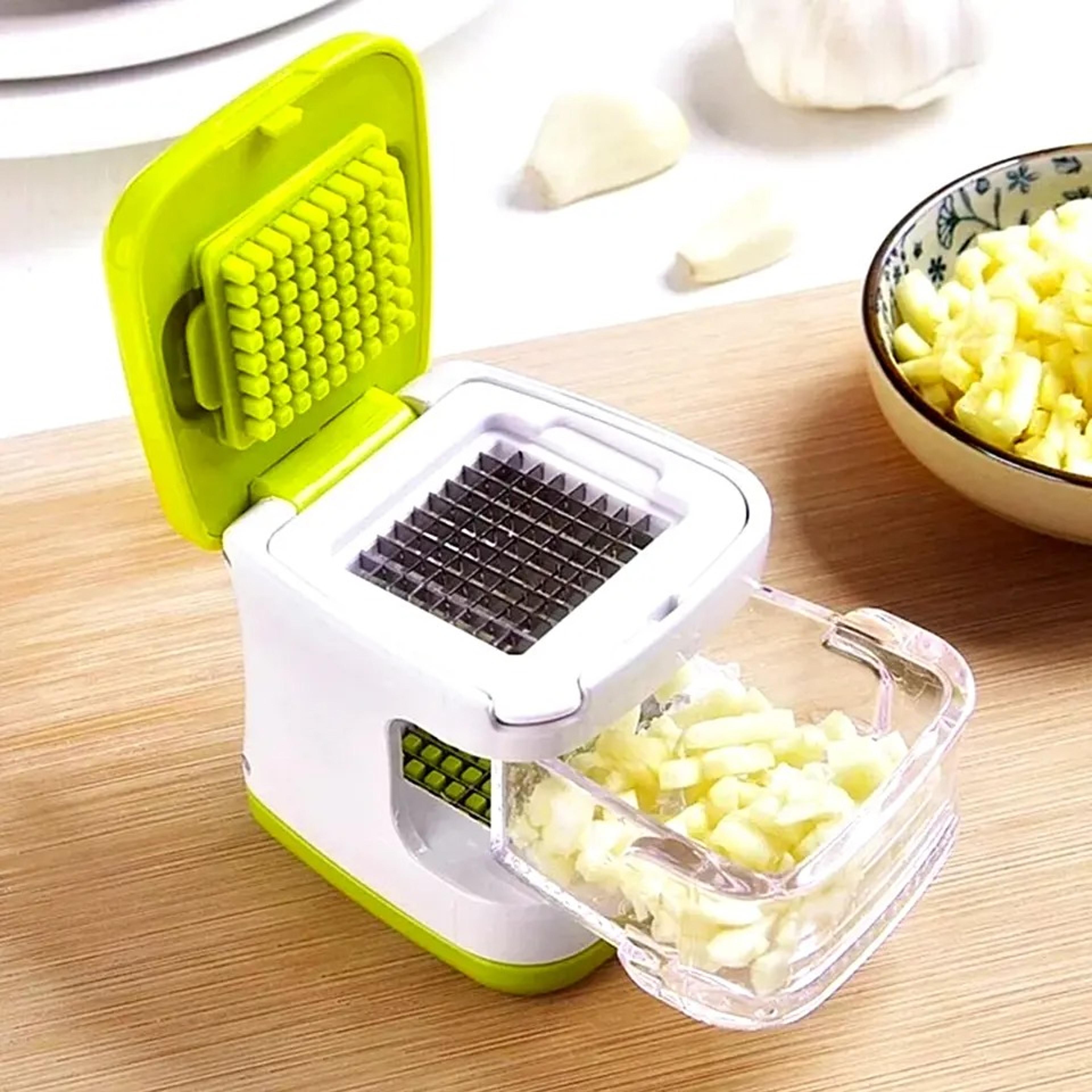 garlic press chopper slicer hand presser grinder crusher home kitchen