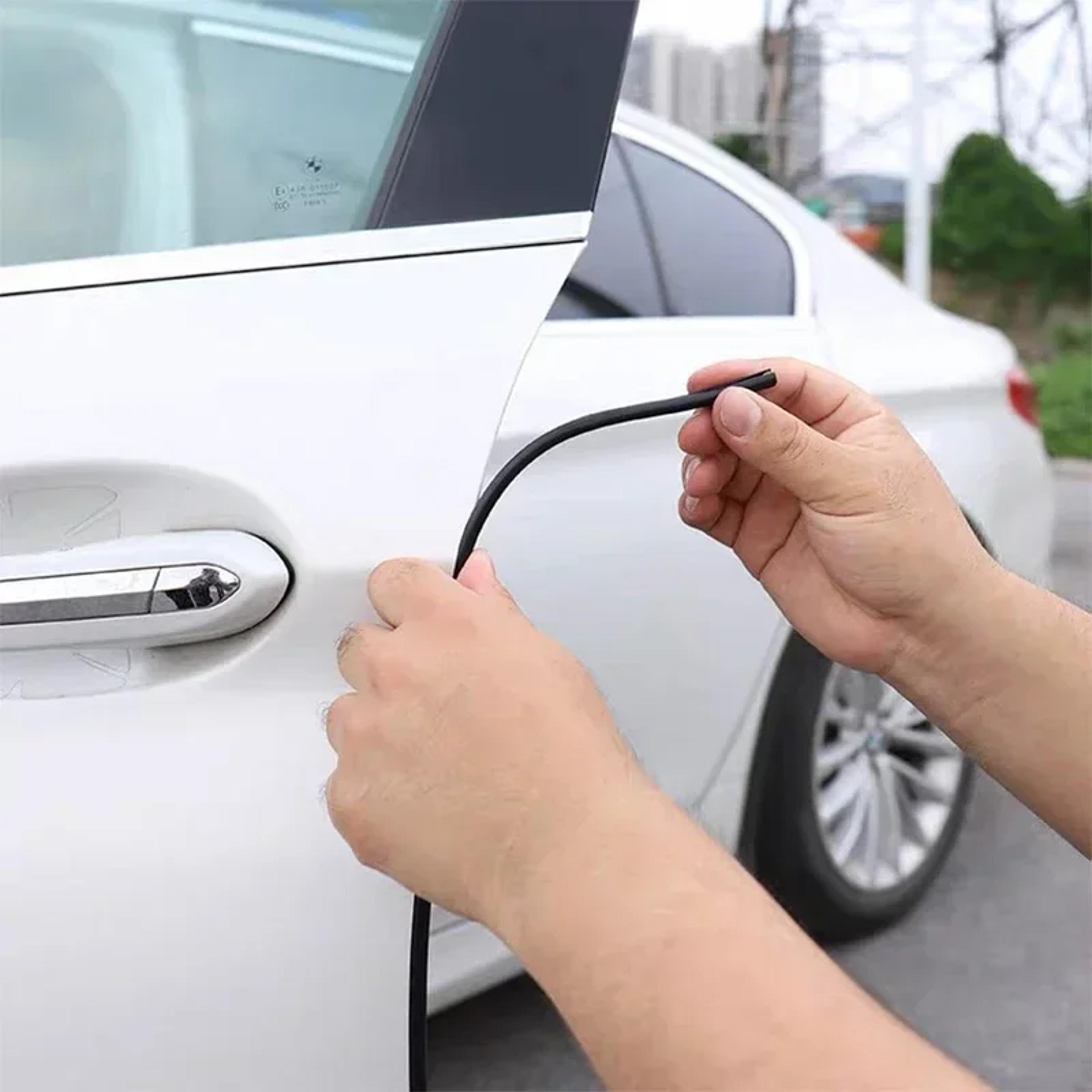 universal car door scratch protector strip, u-type rubber moulding trim guard with adhesive