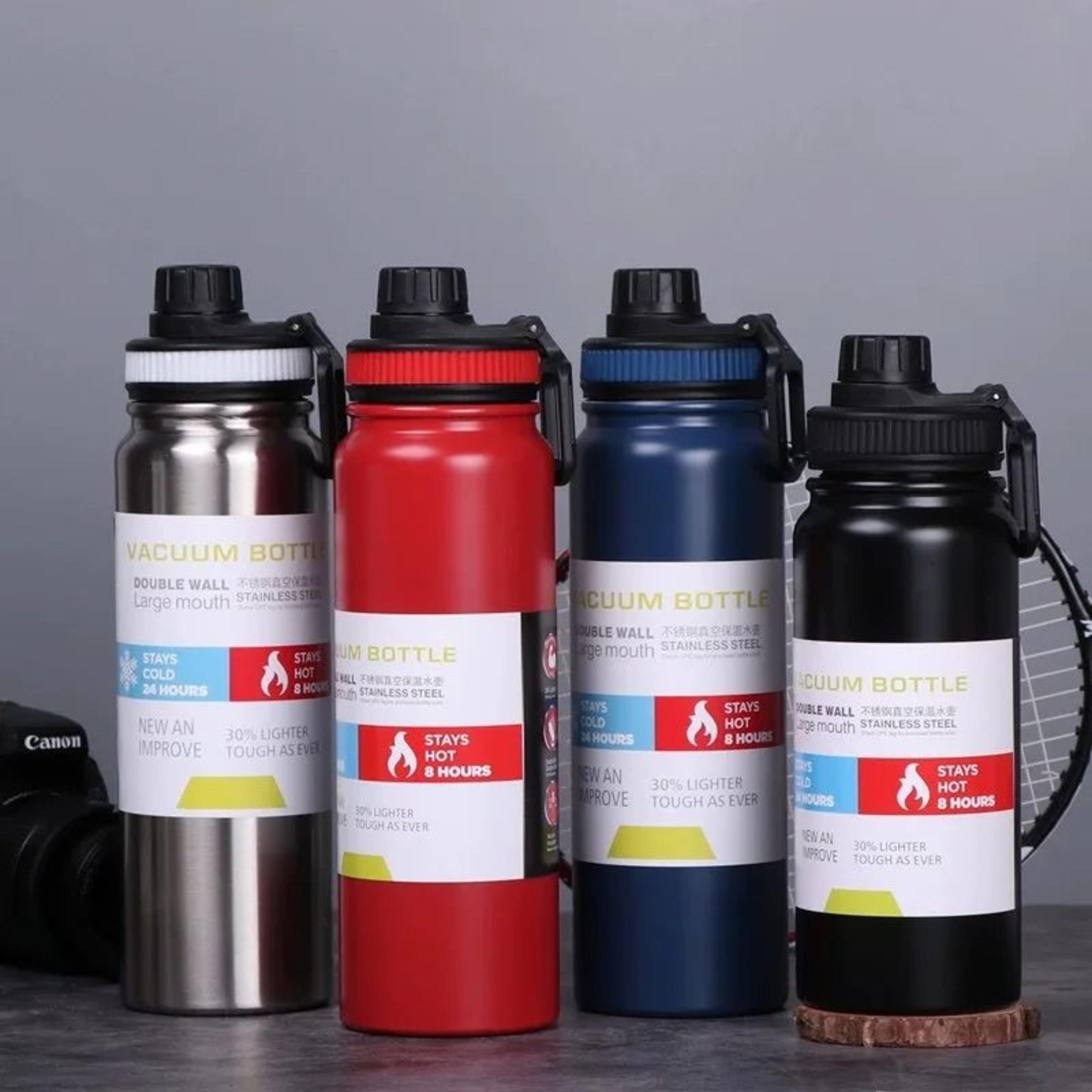 premium stainless steel thermos water bottle double-walled vacuum flask for hot & cold drinks gym & travel essential