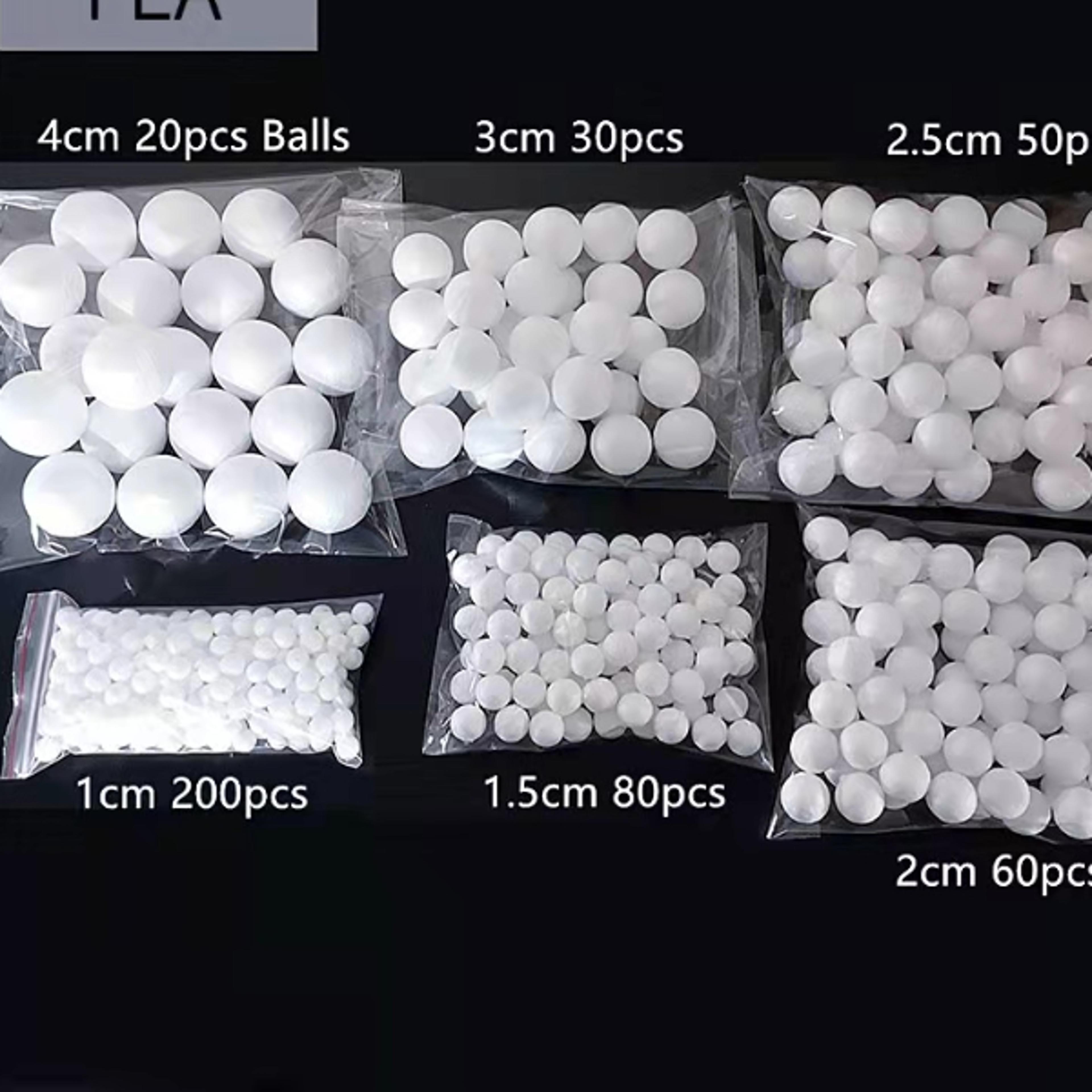 round styrofoam balls christmas ball white artificial mini foam craft balls diy wedding party festival decor