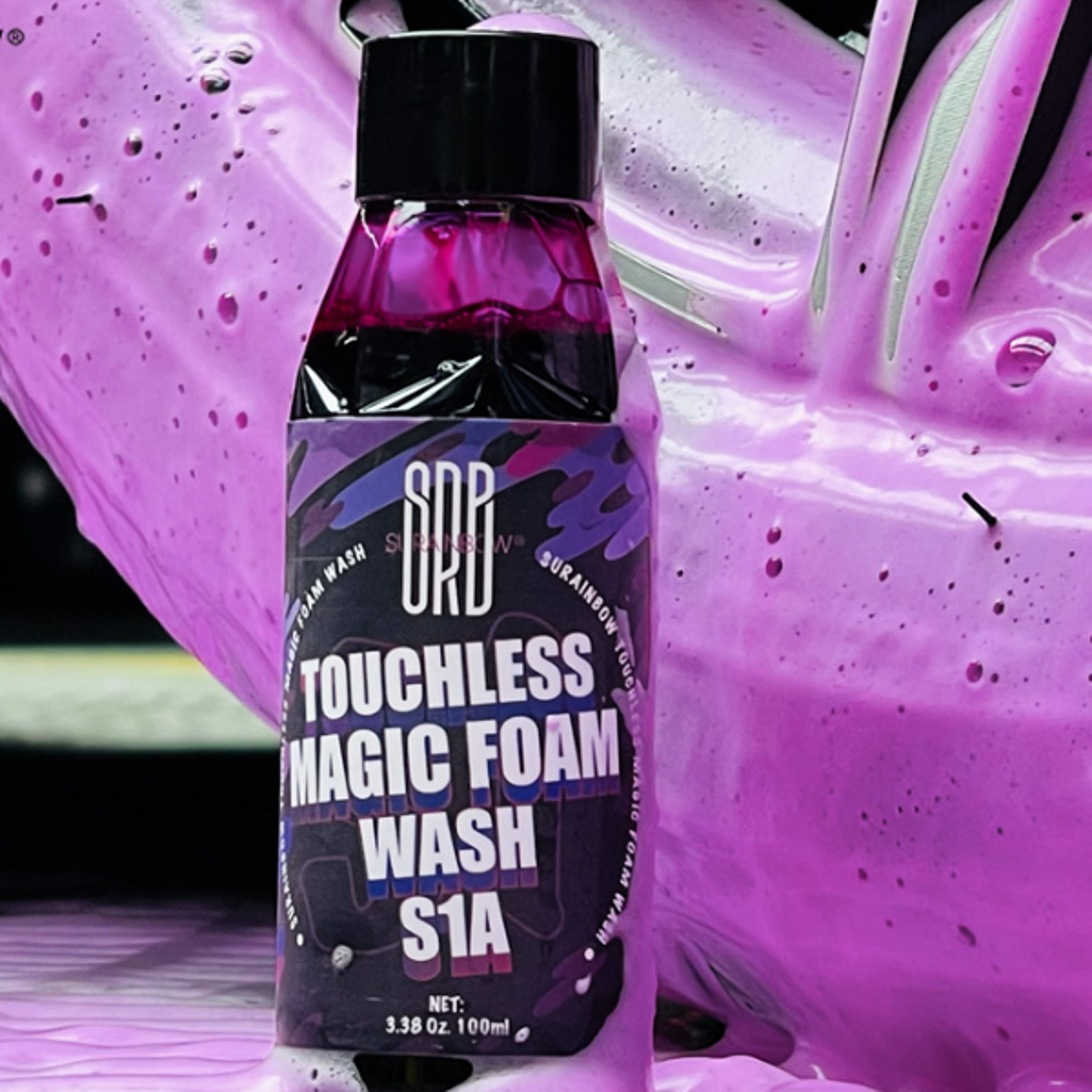foaming car wash soap, pink extreme bodywash & wax, compatible with foam guns or buckets for cars, trucks