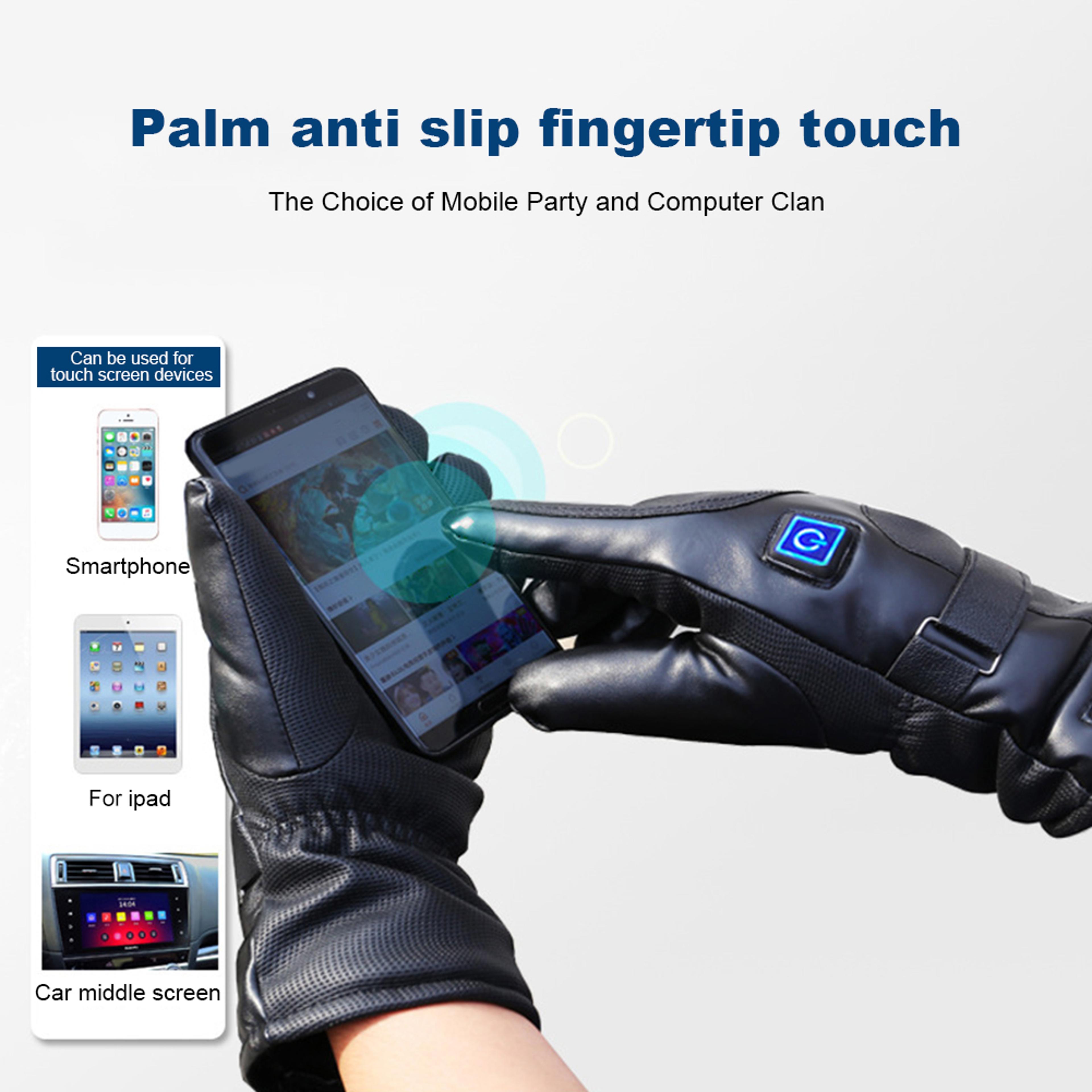 Battery Powered Heating Gloves Rechargeable Heated Gloves With Temperature Levels Outdoor Ski Motor 3